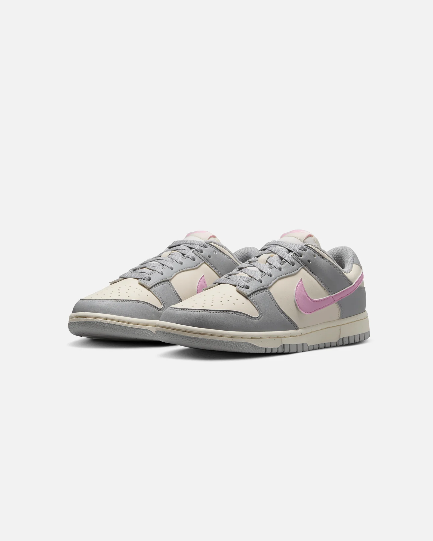 Nike Women's Dunk Low Next Nature Smoke Grey/Pink Rise - Image 2