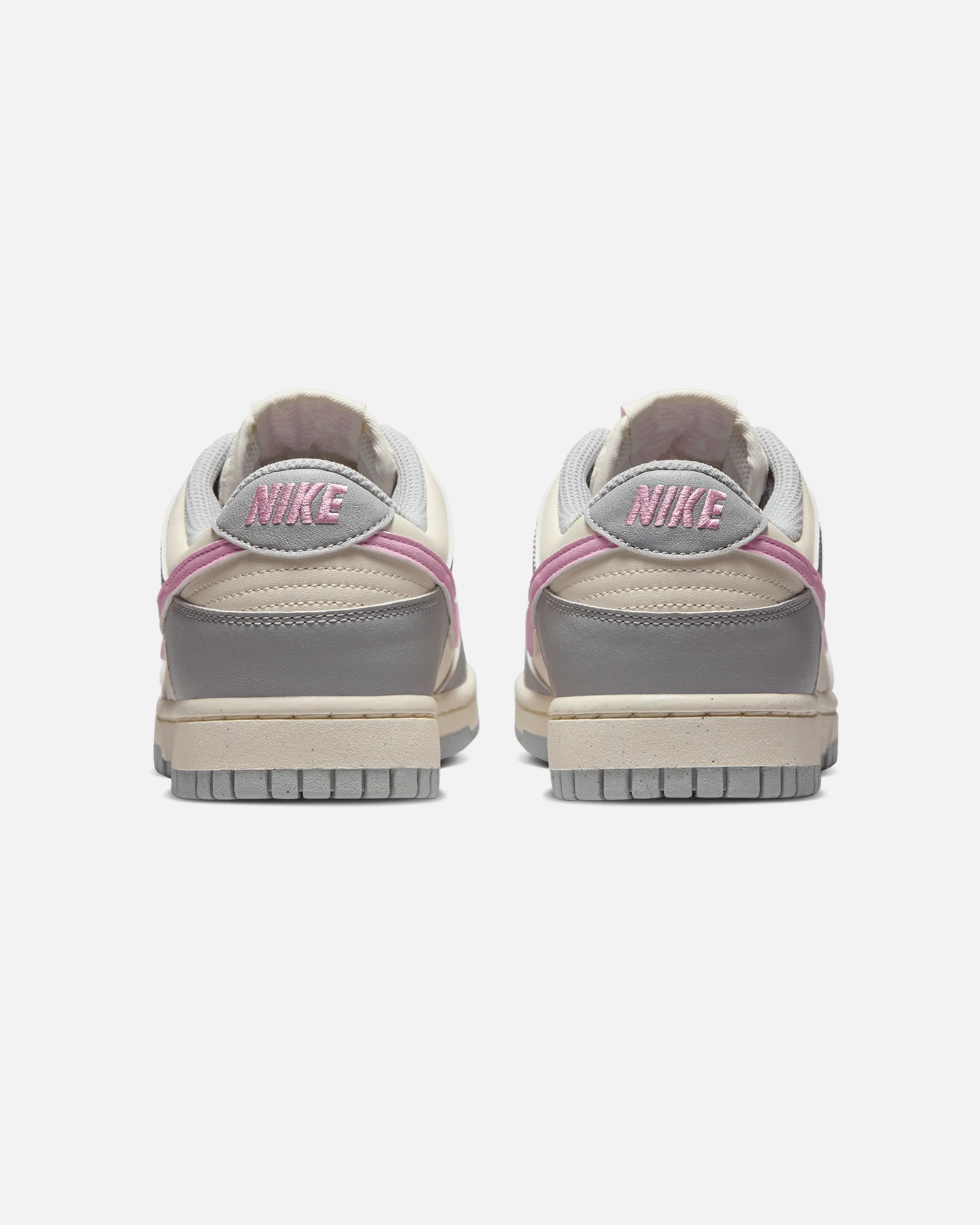 Nike Women's Dunk Low Next Nature Smoke Grey/Pink Rise - Image 3