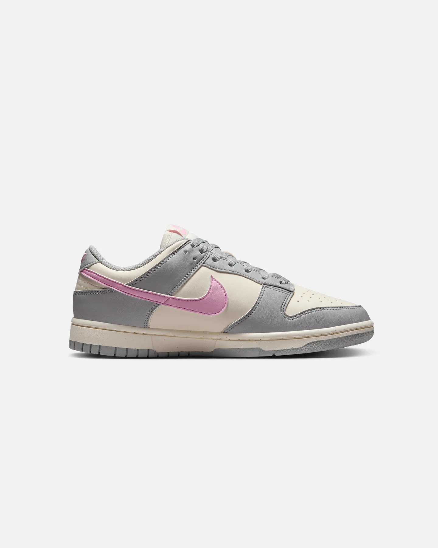 Nike Women's Dunk Low Next Nature Smoke Grey/Pink Rise - Image 4