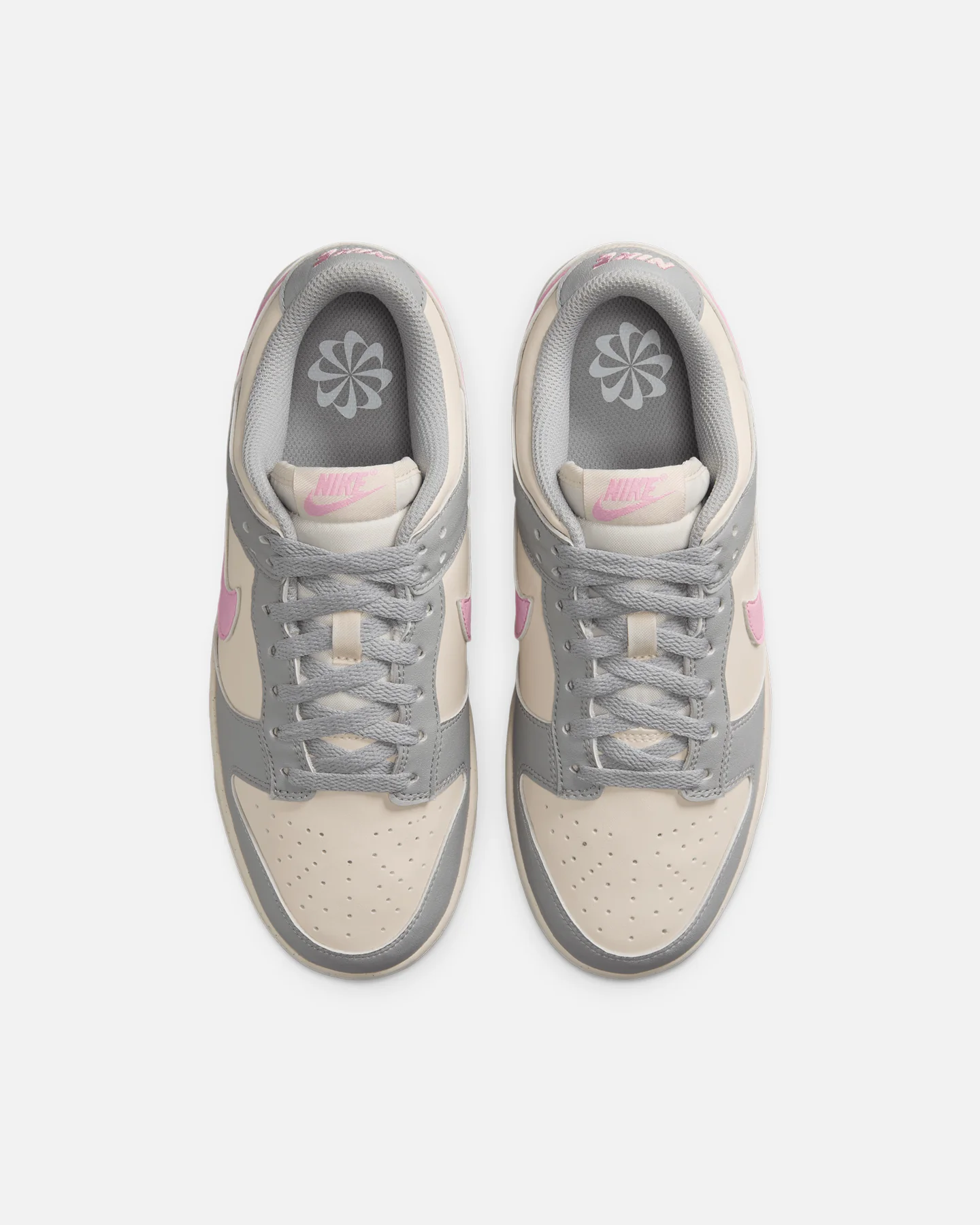 Nike Women's Dunk Low Next Nature Smoke Grey/Pink Rise - Image 7