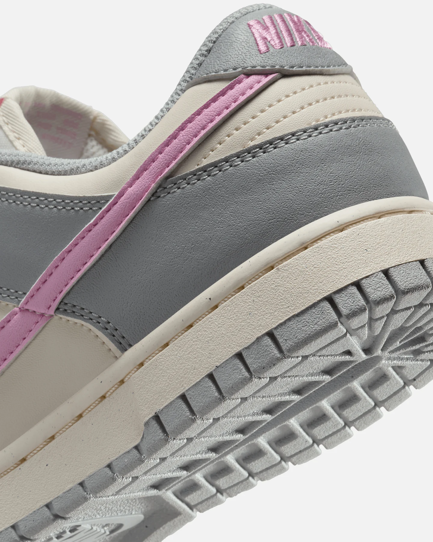 Nike Women's Dunk Low Next Nature Smoke Grey/Pink Rise - Image 8