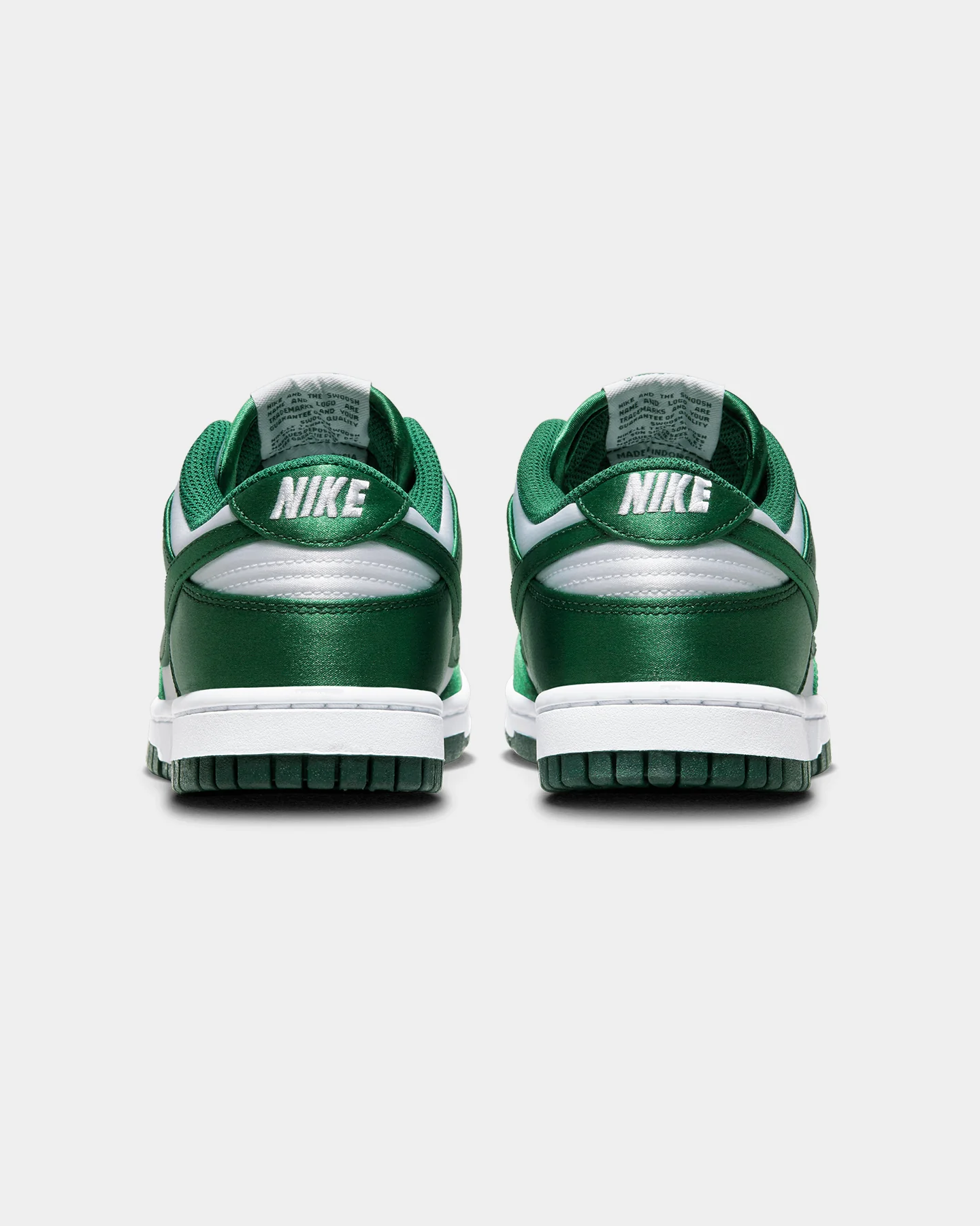 Nike Women's Dunk Low "Satin Green" White/Team Green - Image 3