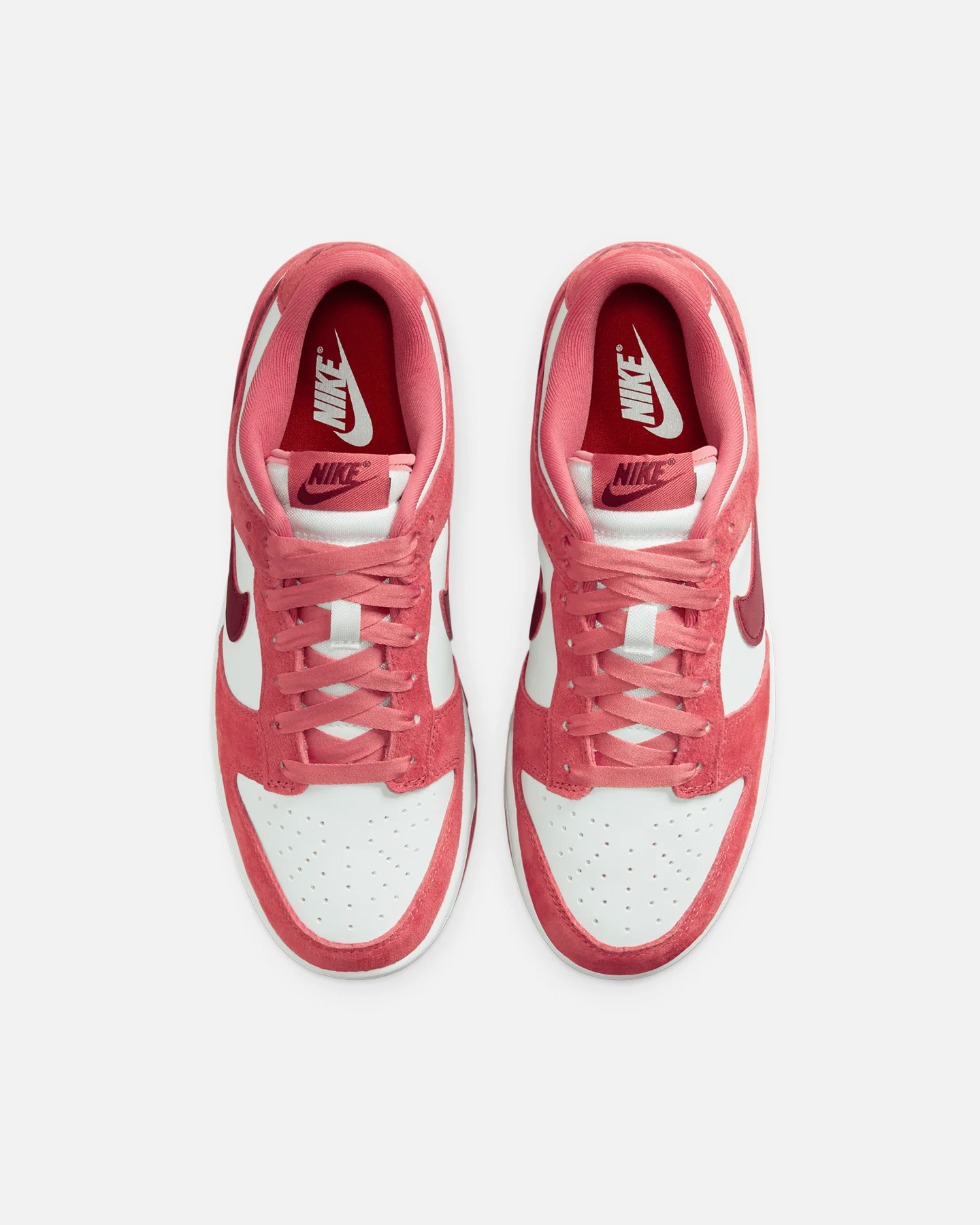 Nike Women's Dunk Low Valentine's Day White/Red - Image 4