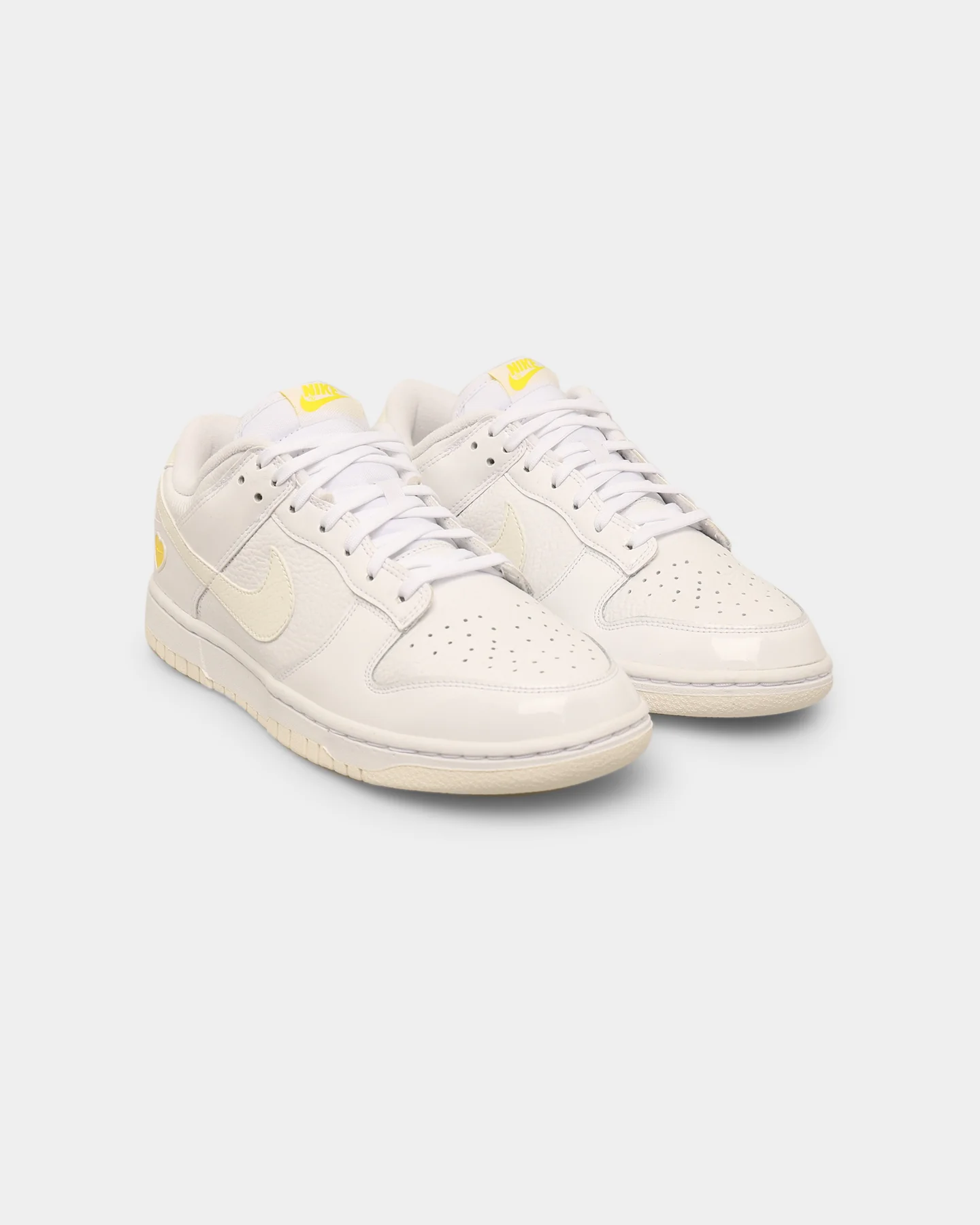 Nike Women's Dunk Low "Yellow Heart" White/Sail-Optic White - Image 2