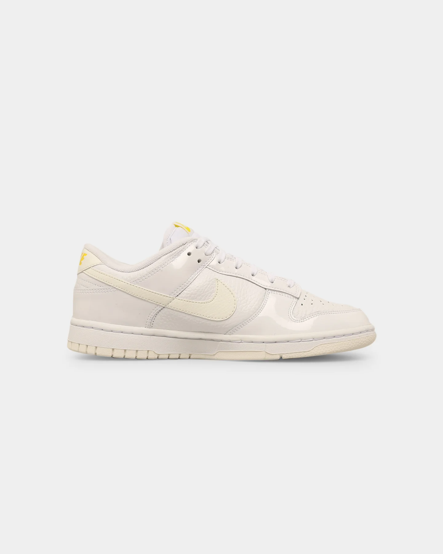 Nike Women's Dunk Low "Yellow Heart" White/Sail-Optic White - Image 4