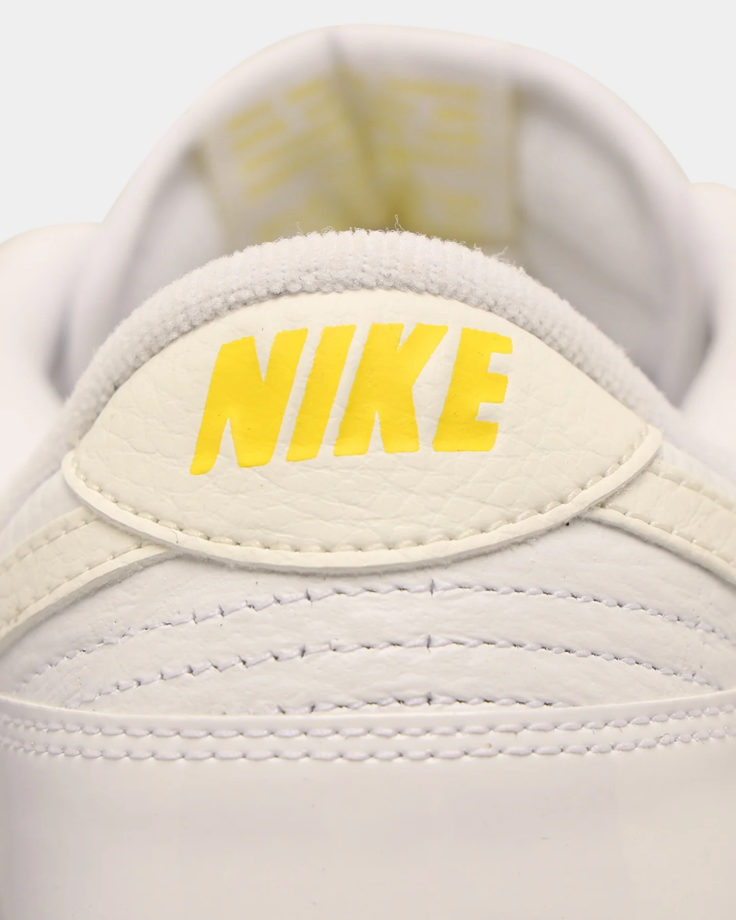 Nike Women's Dunk Low "Yellow Heart" White/Sail-Optic White - Image 8