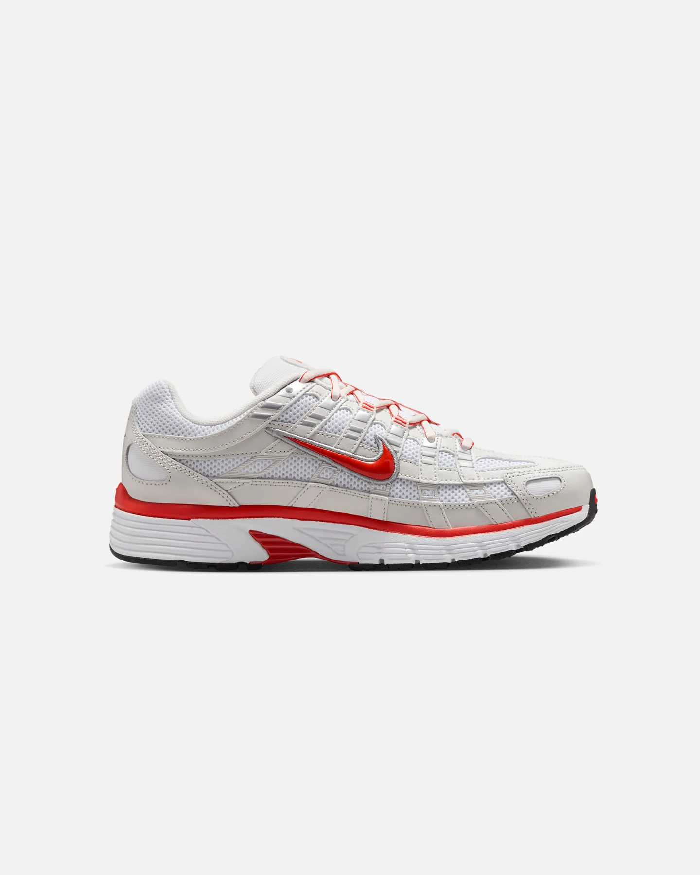 Nike Women's P-6000 White/Picante Red - Image 4