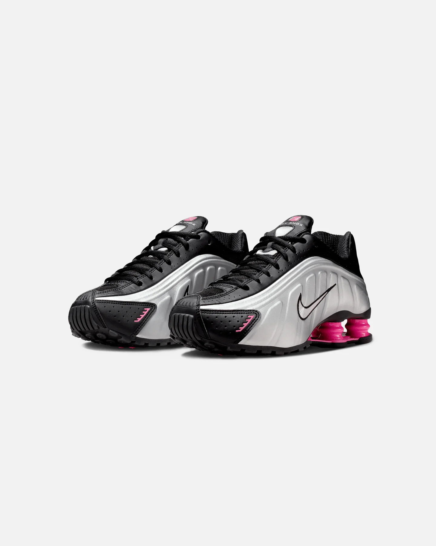 Nike Women's Shox R4 Black/Metallic - Image 2