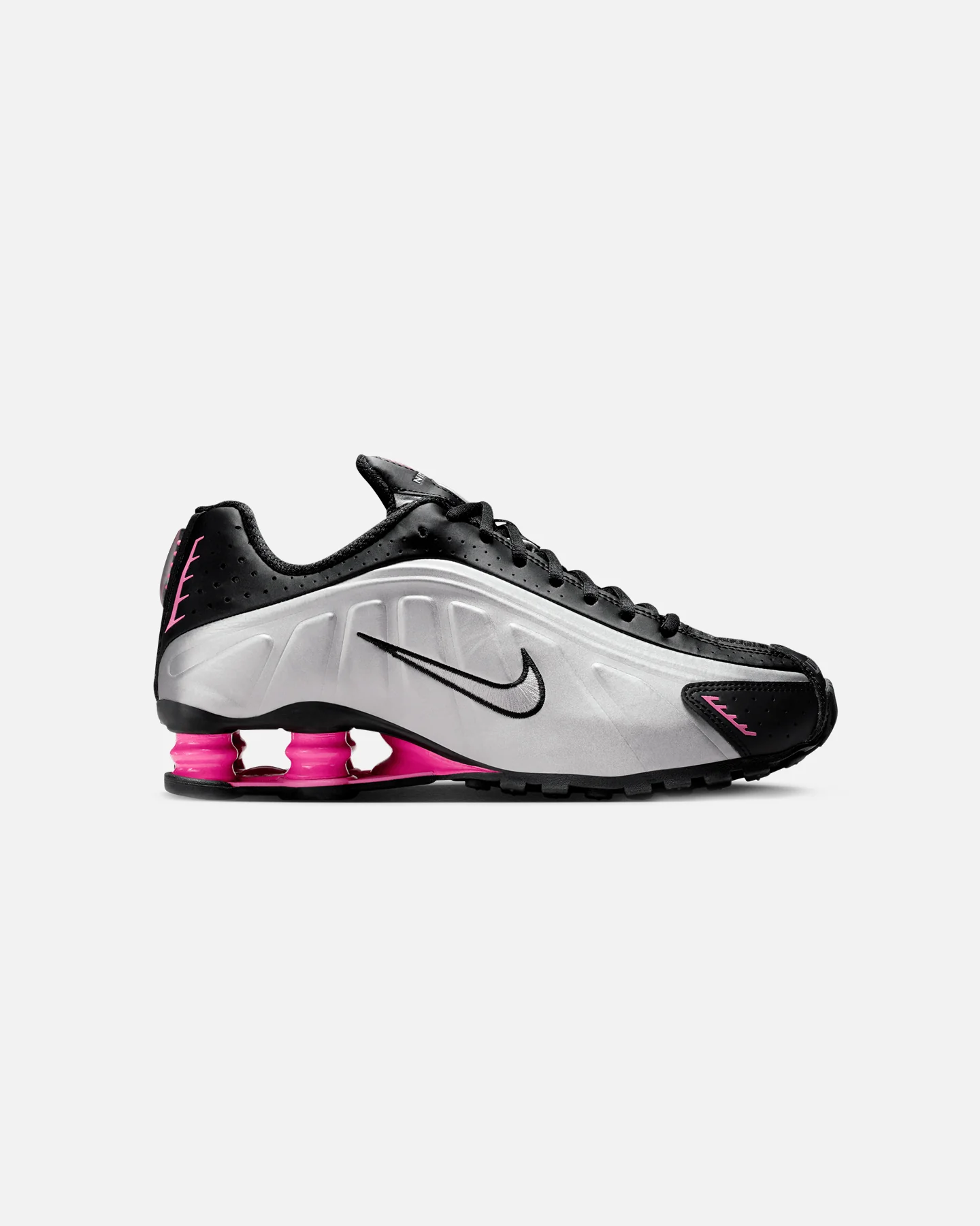 Nike Women's Shox R4 Black/Metallic - Image 4