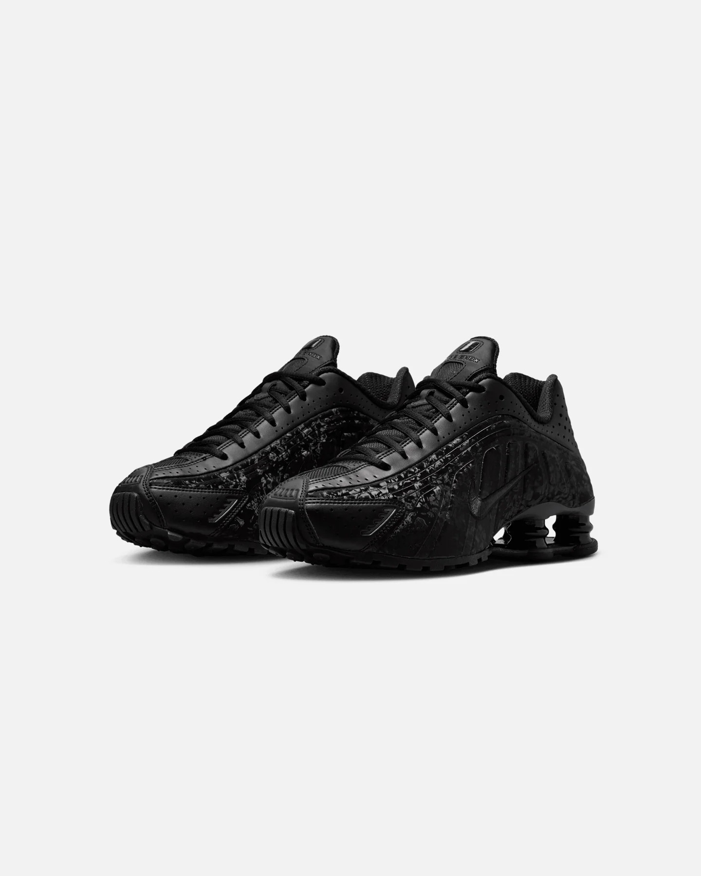 Nike Women's Shox R4 Black/Smoke - Image 2