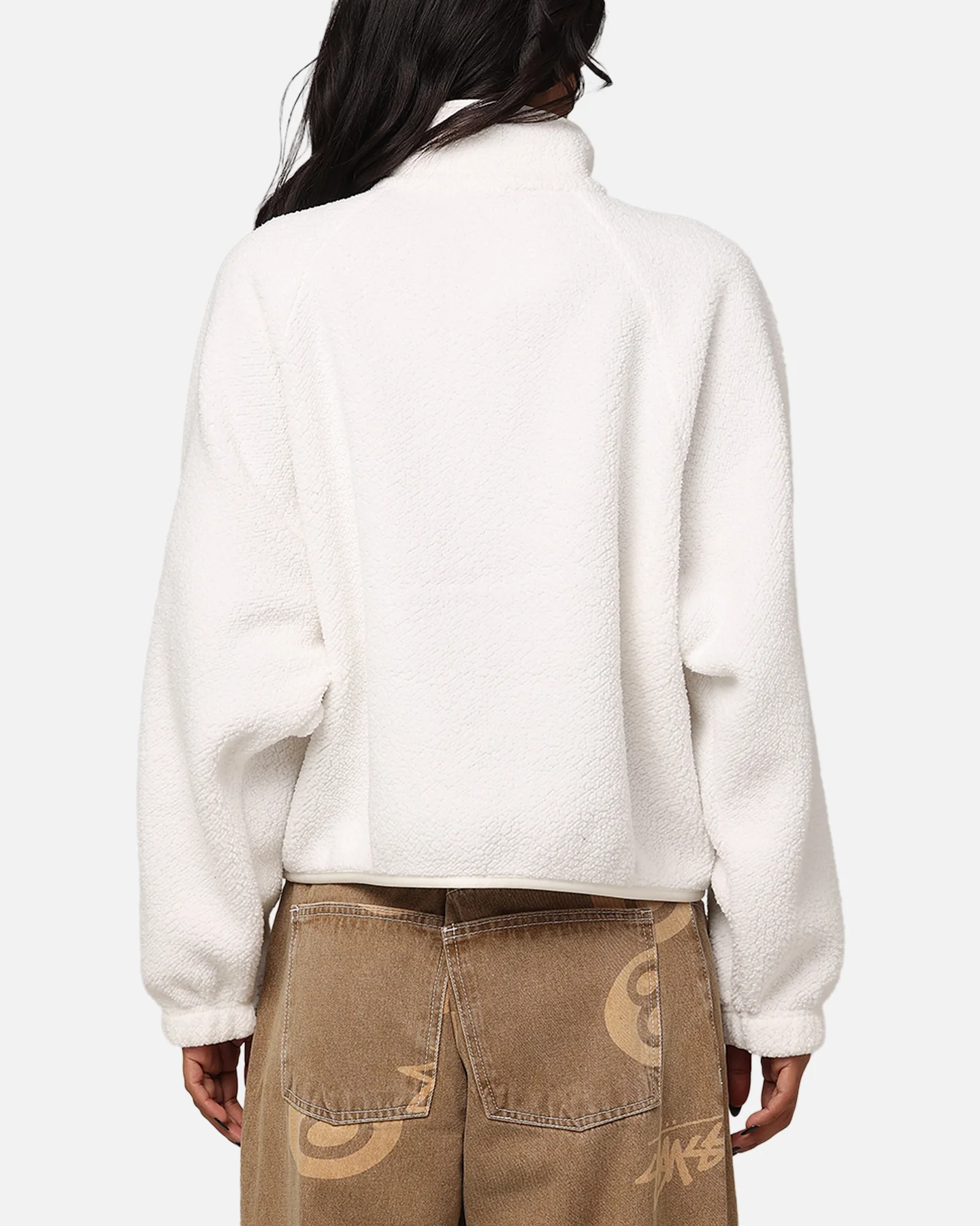 Nike Women's Sportswear Sherpa Jacket Sail/Sail - Image 3