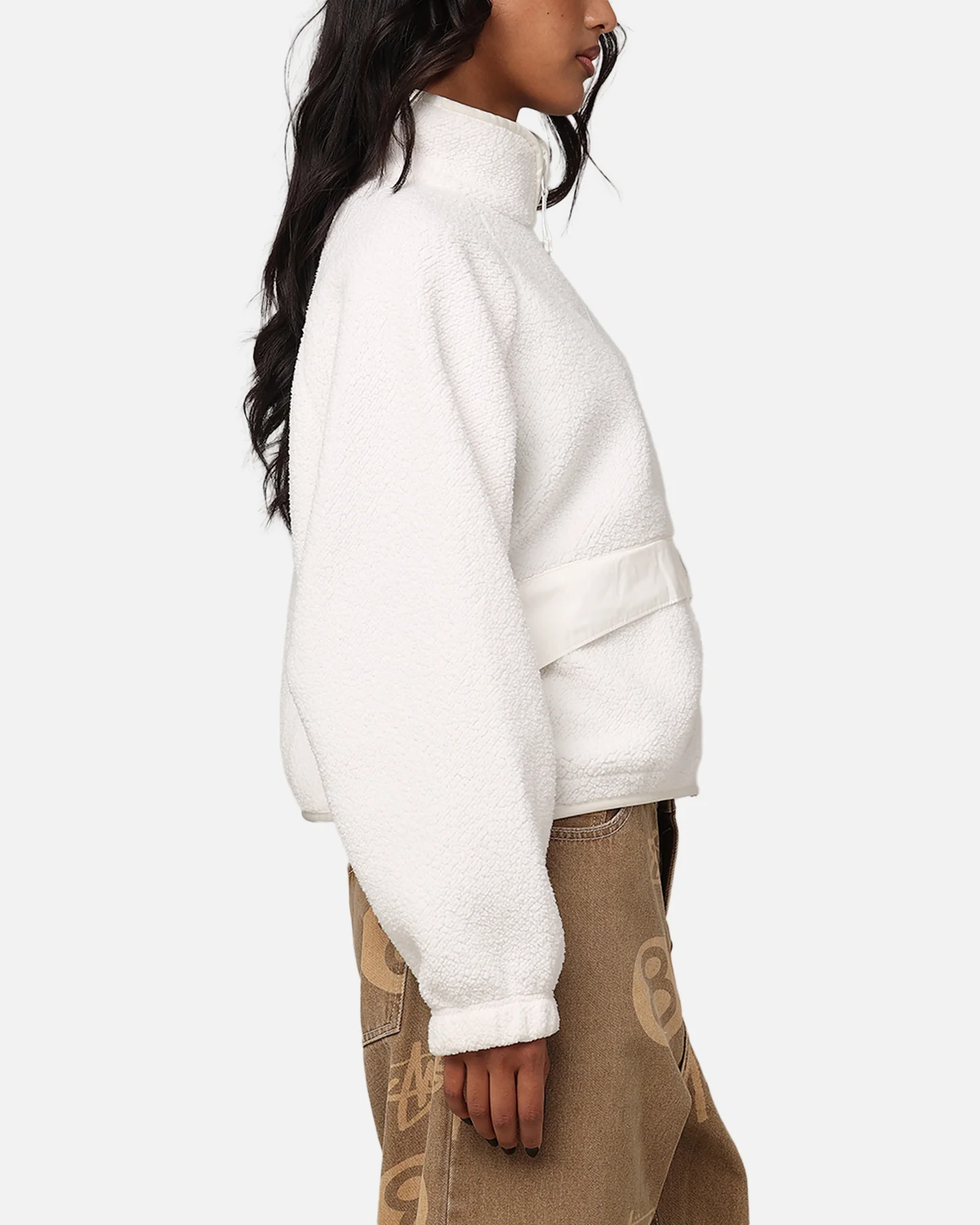 Nike Women's Sportswear Sherpa Jacket Sail/Sail - Image 4