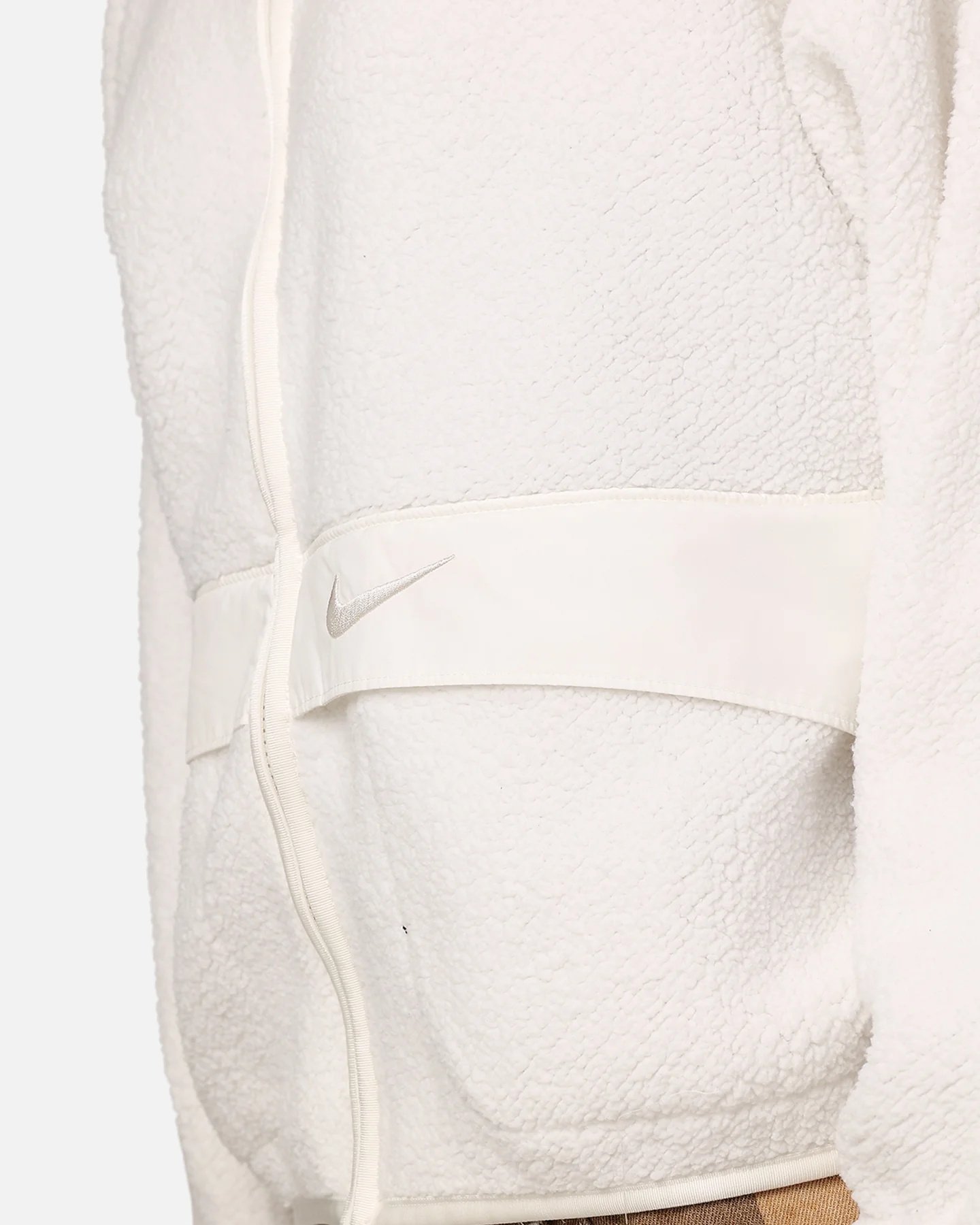 Nike Women's Sportswear Sherpa Jacket Sail/Sail - Image 6