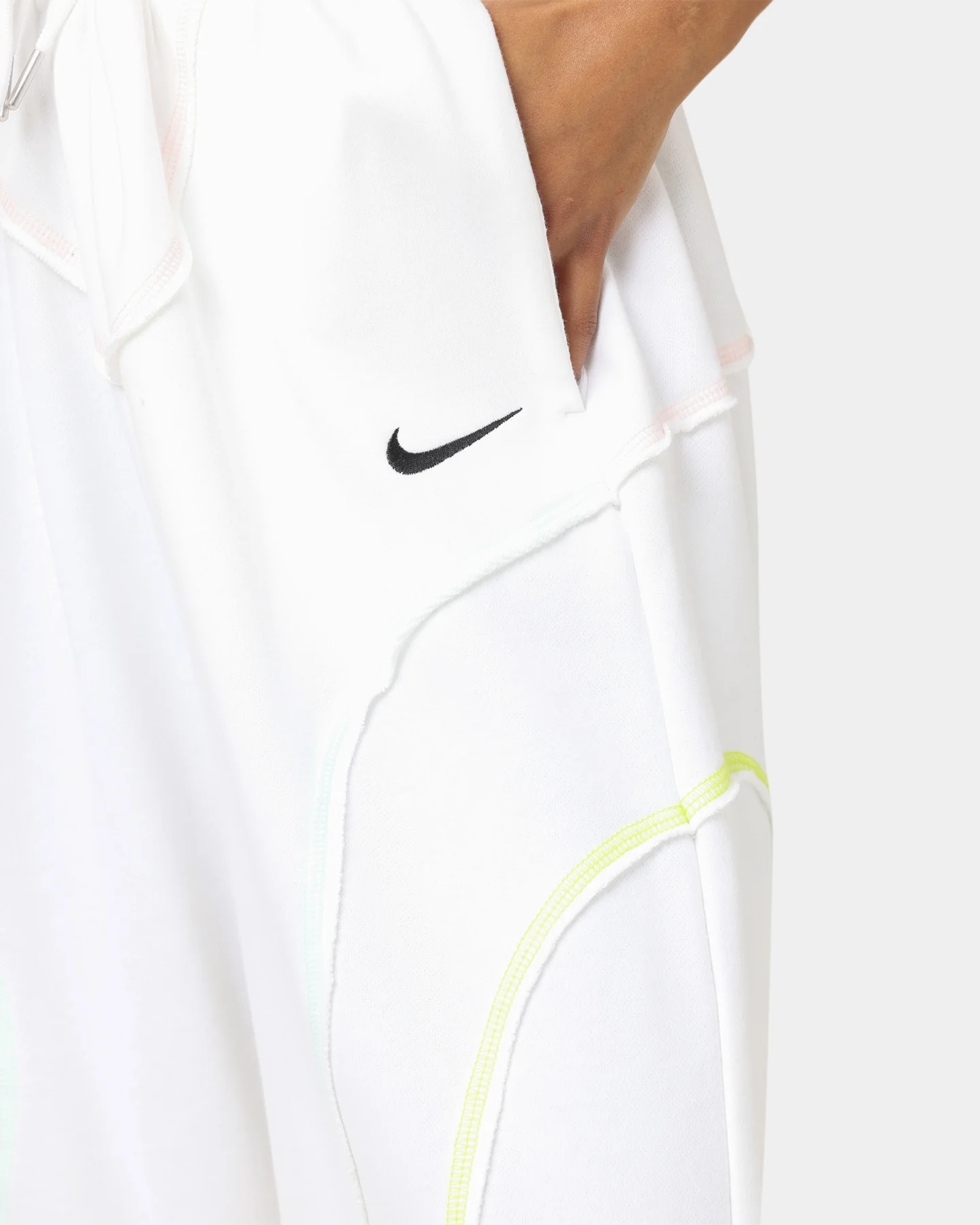 Nike Women's Swirl Track Pants White - Image 7