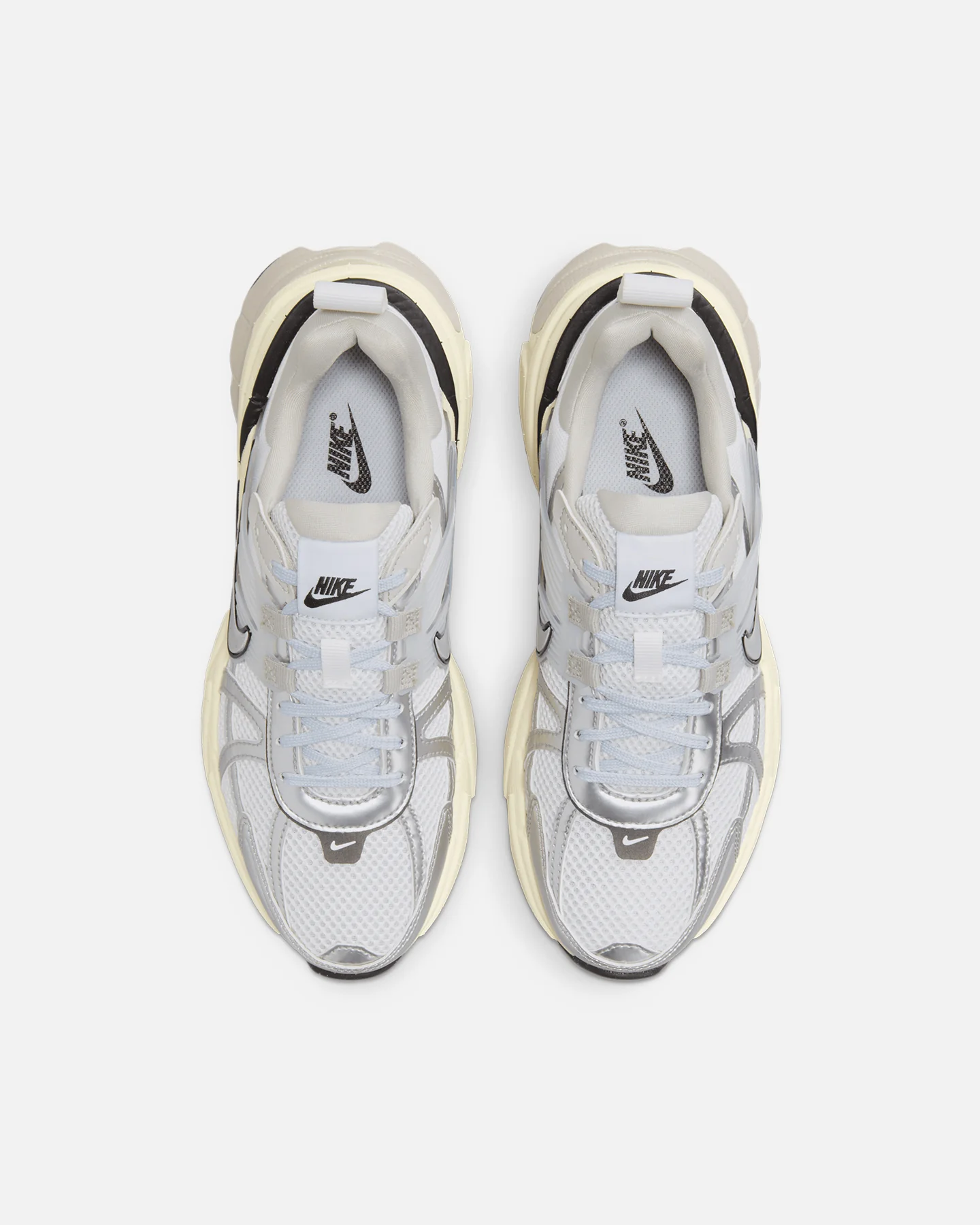 Nike Women's V2K Run Summit White/Metallic Silver - Image 7