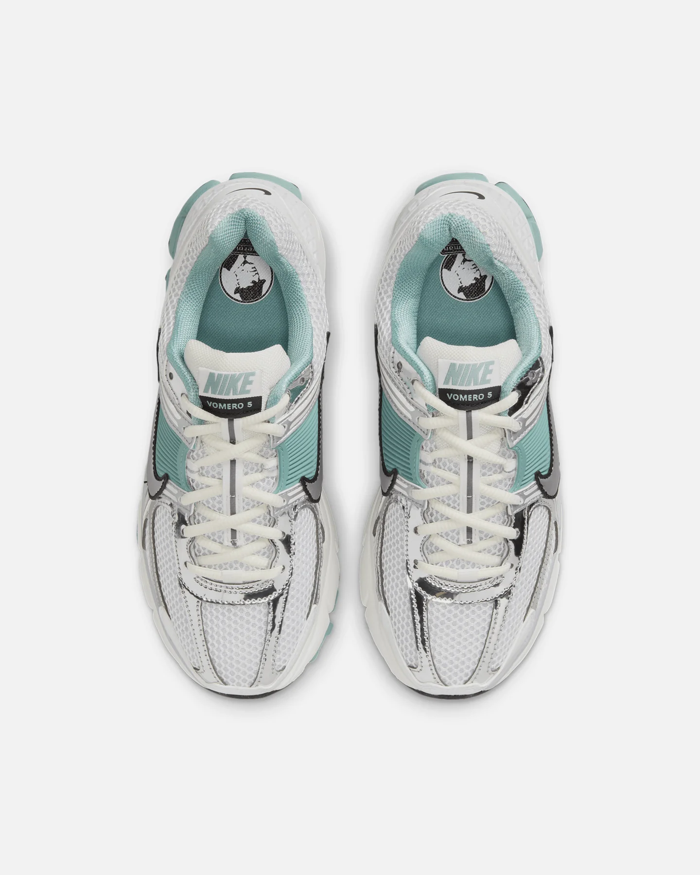 Nike Women's Zoom Vomero 5 Summit White/Metallic Silver-Wolf Grey - Image 7