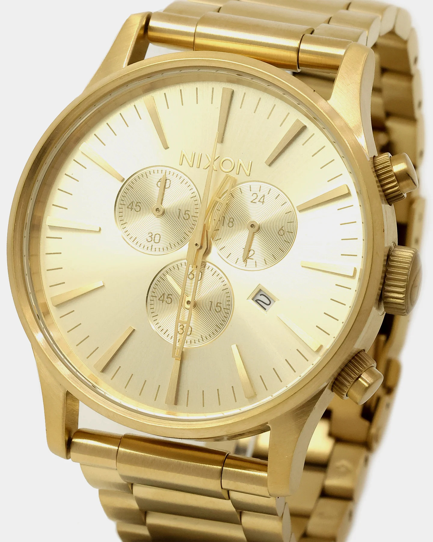 Nixon Sentry Chrono Watch Gold - Image 4