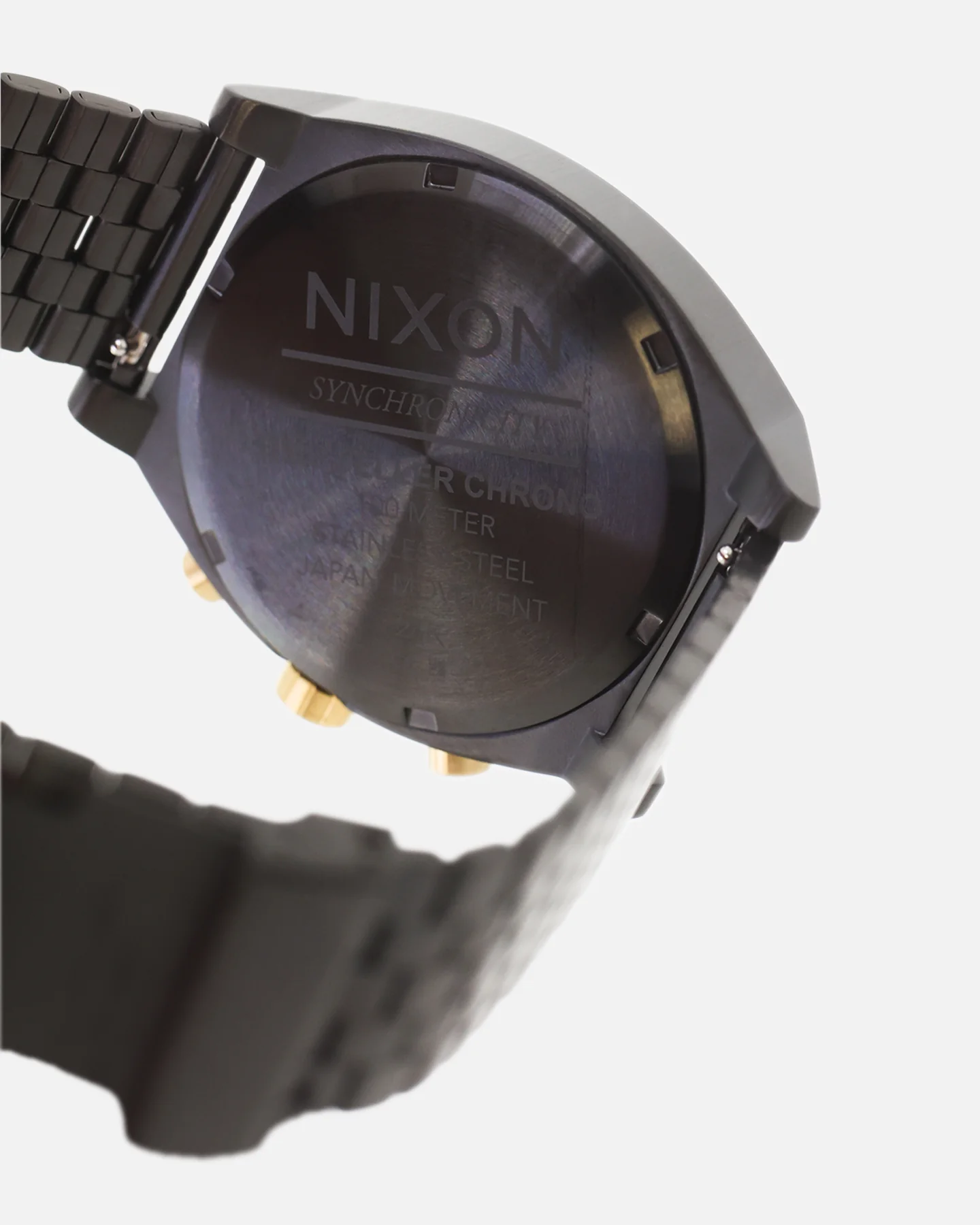 Nixon Time Teller Chrono Watch Black/Gold - Image 5