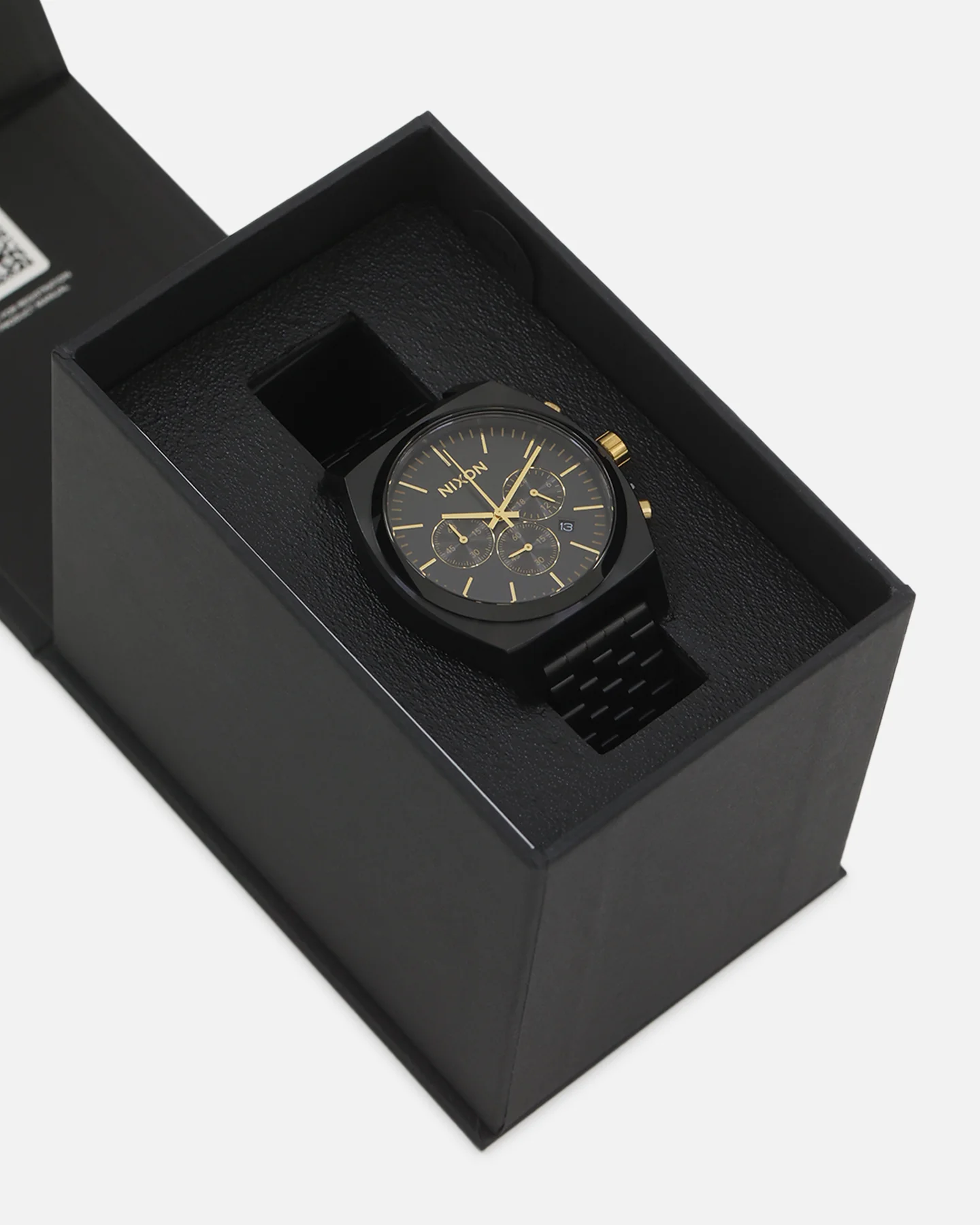 Nixon Time Teller Chrono Watch Black/Gold - Image 6