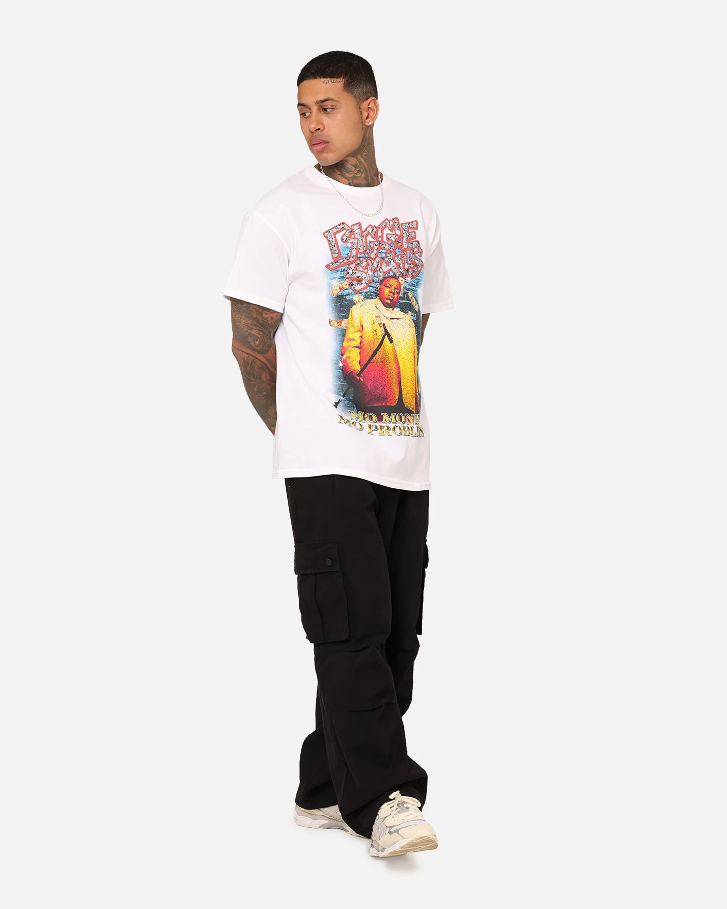 Notorious B.I.G Mo Money Bills T-Shirt White - Image 2
