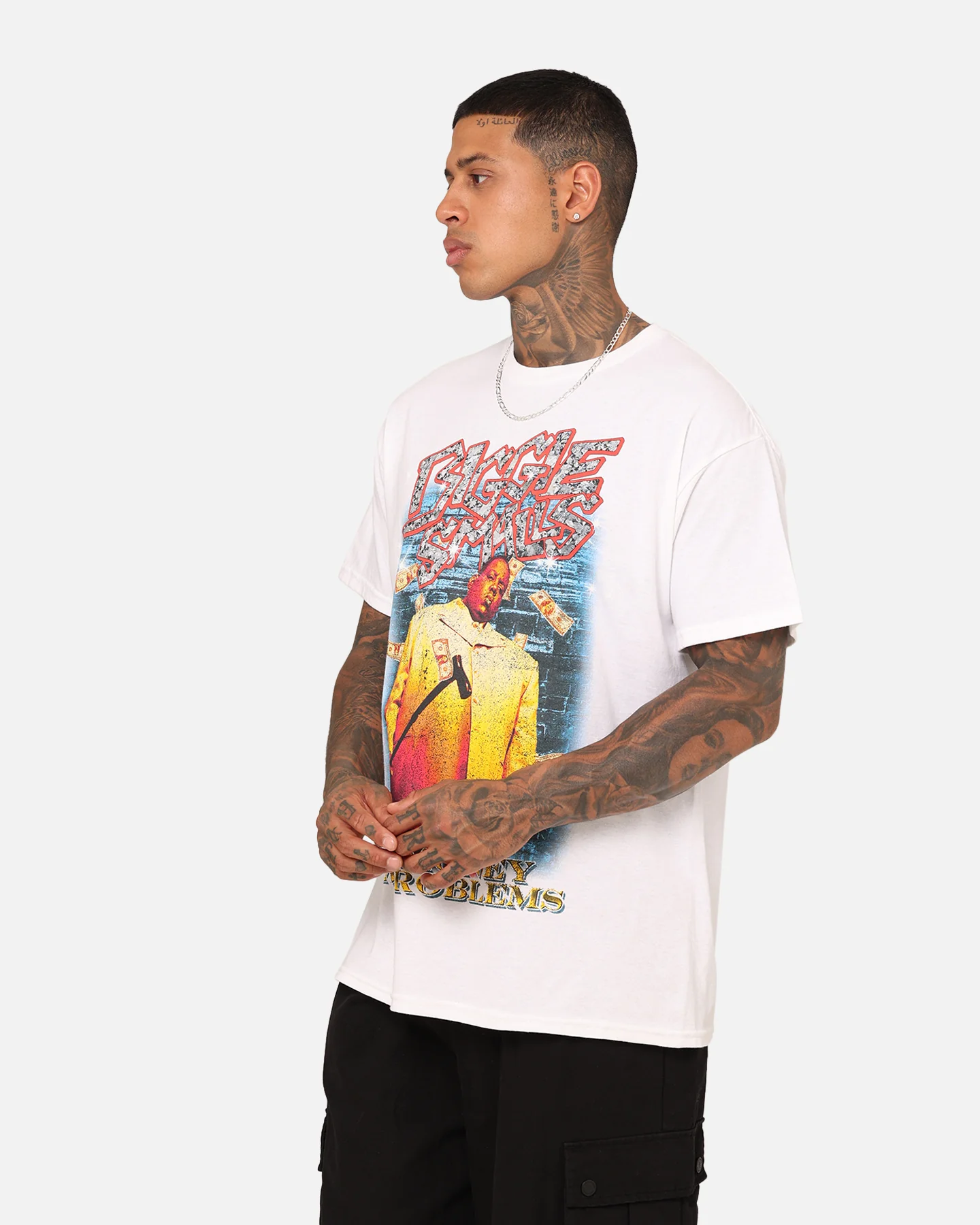 Notorious B.I.G Mo Money Bills T-Shirt White - Image 6