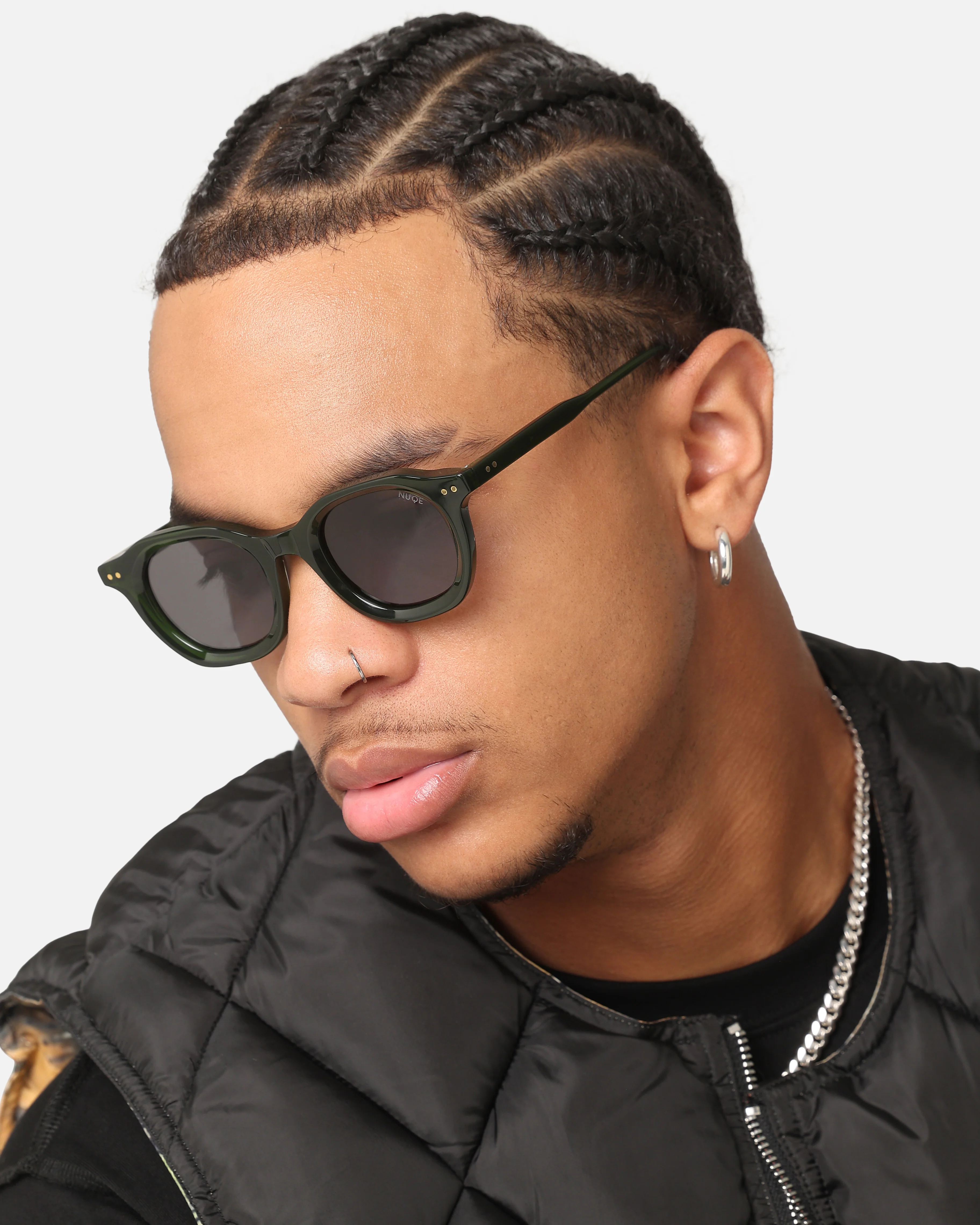 Nuqe Anders Sunglasses Smoked Green/Black - Image 4