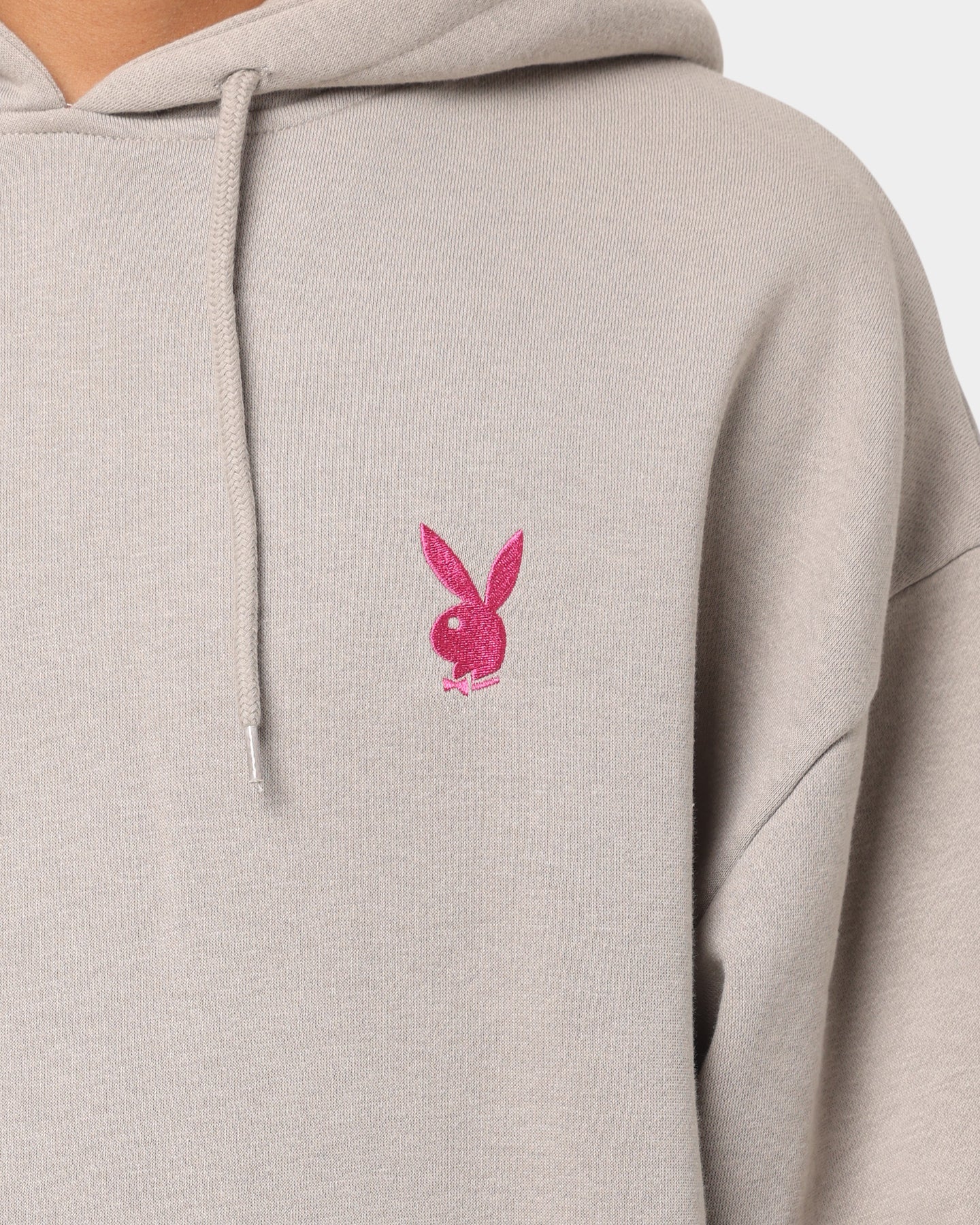 Playboy Bunny Basics Oversized Hoodie Smoke - Image 3