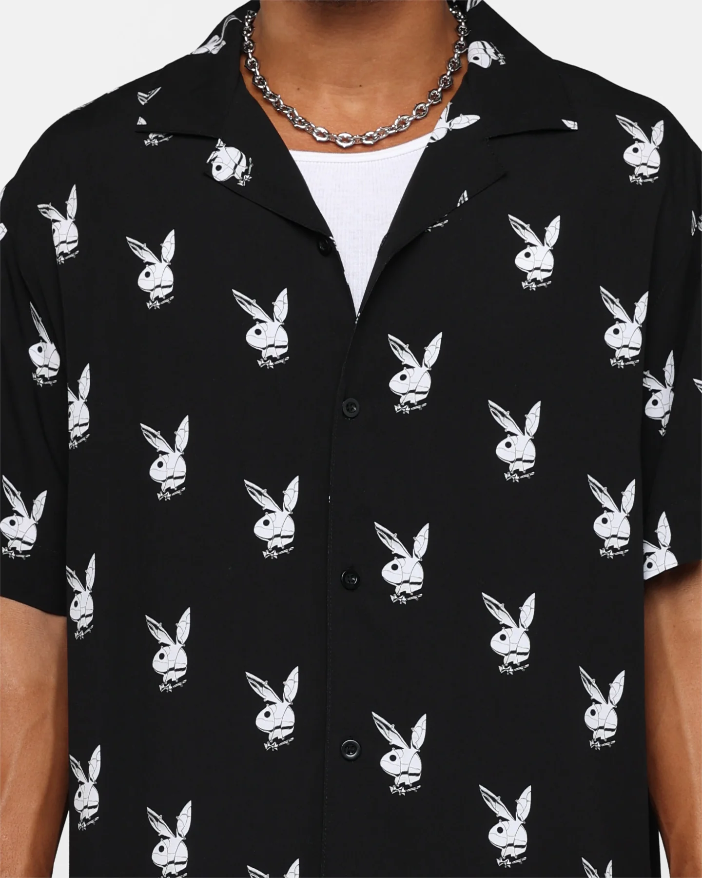 Playboy by Culture Kings Chrome Party Shirt Black - Image 3
