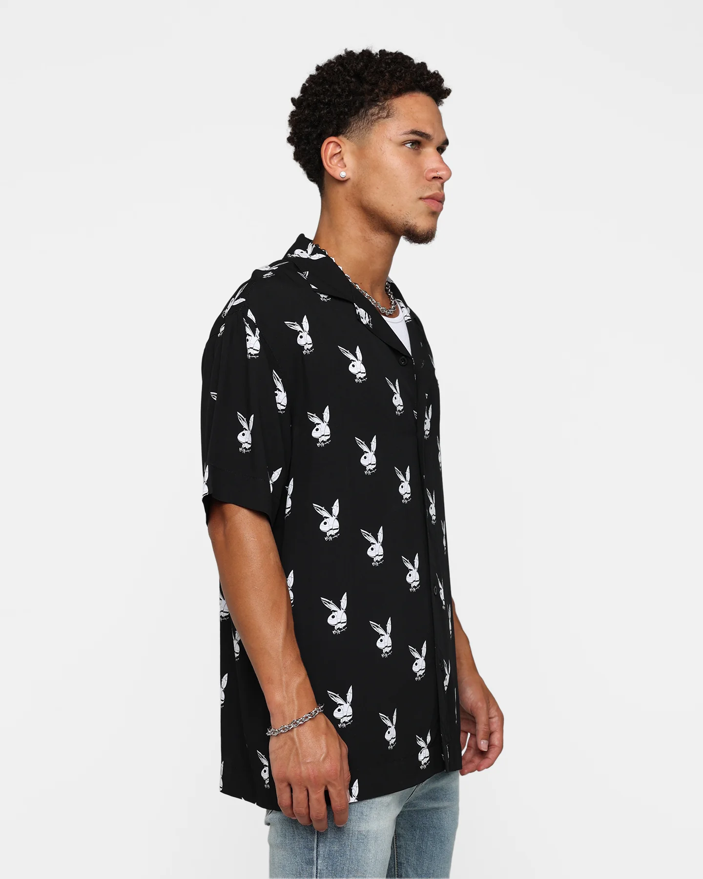 Playboy by Culture Kings Chrome Party Shirt Black - Image 5