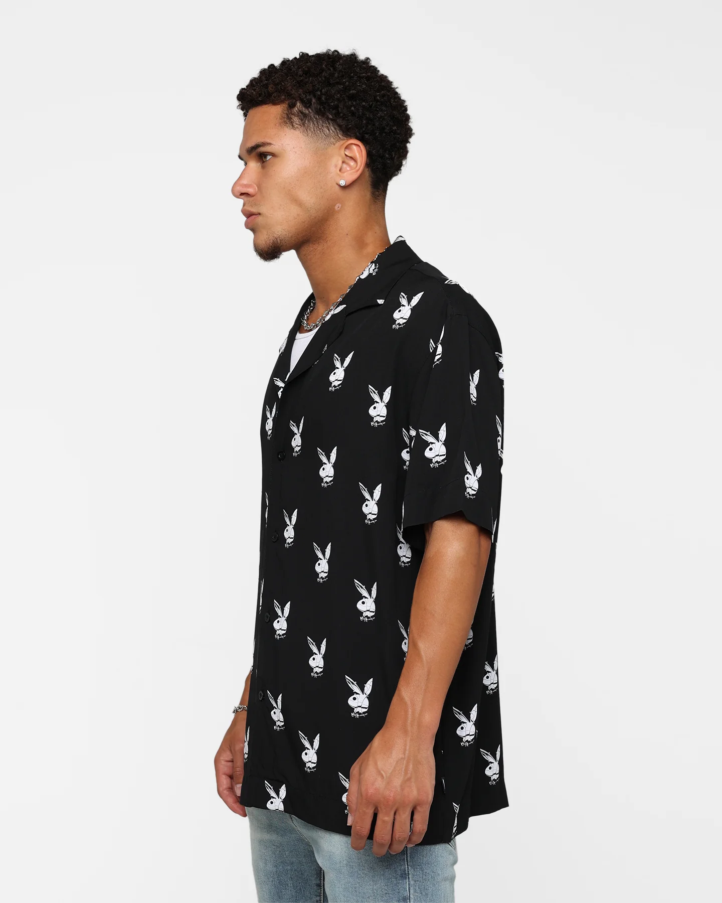 Playboy by Culture Kings Chrome Party Shirt Black - Image 6