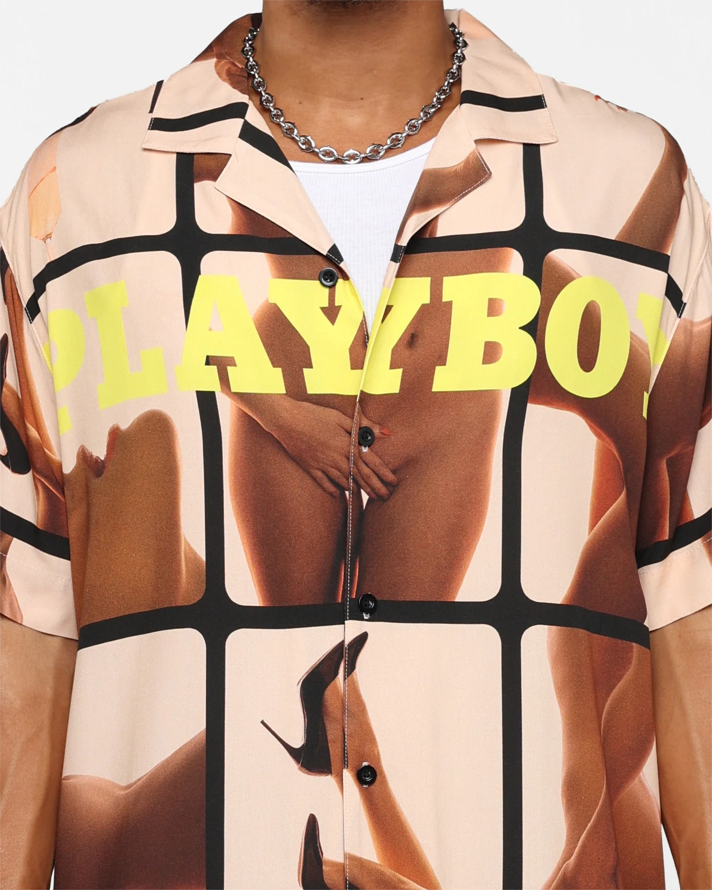 Playboy by Culture Kings Frames Party Shirt Multi - Image 4