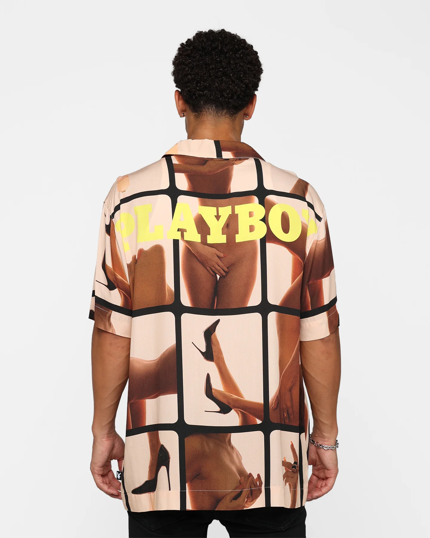 Playboy by Culture Kings Frames Party Shirt Multi - Image 5