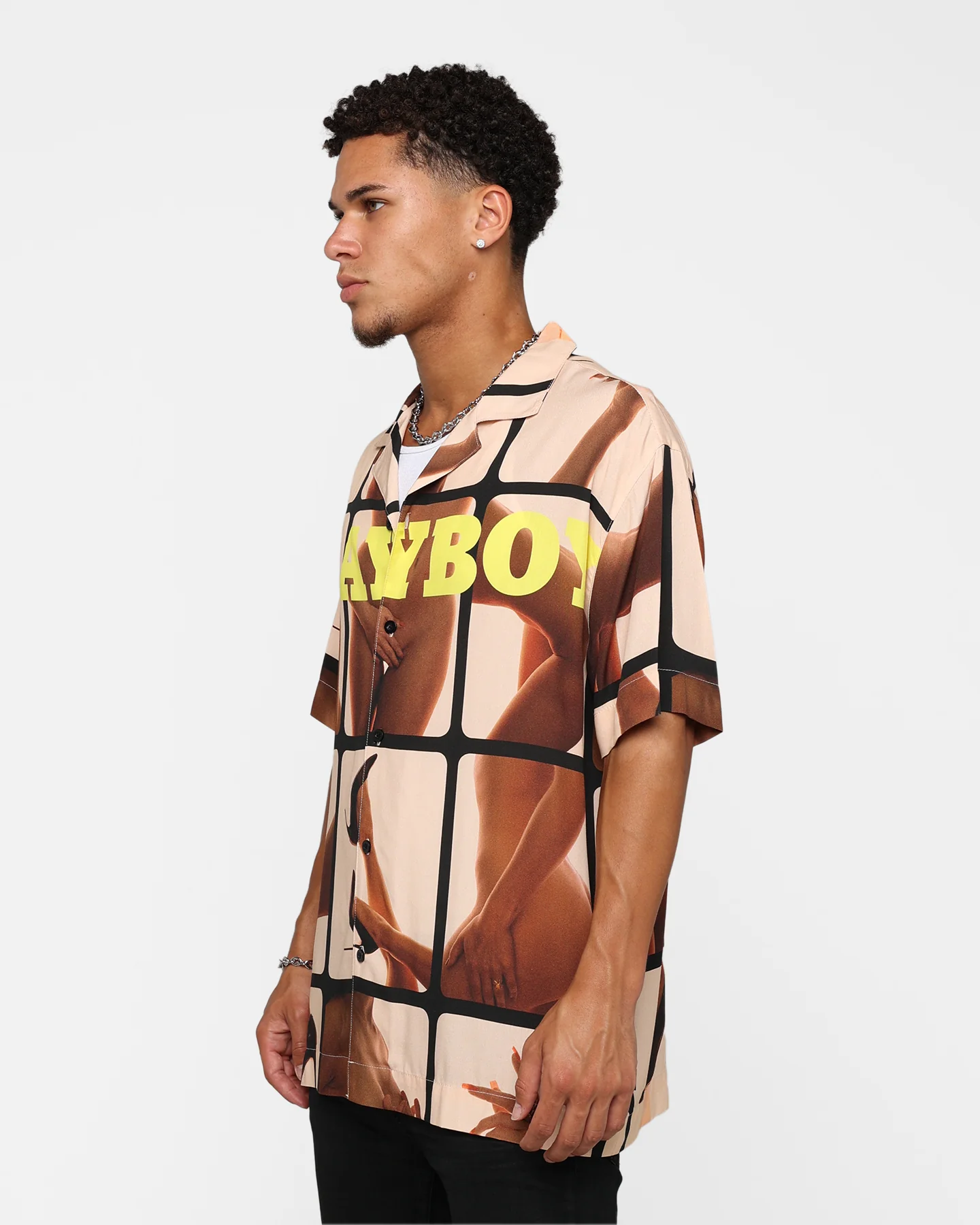 Playboy by Culture Kings Frames Party Shirt Multi - Image 7