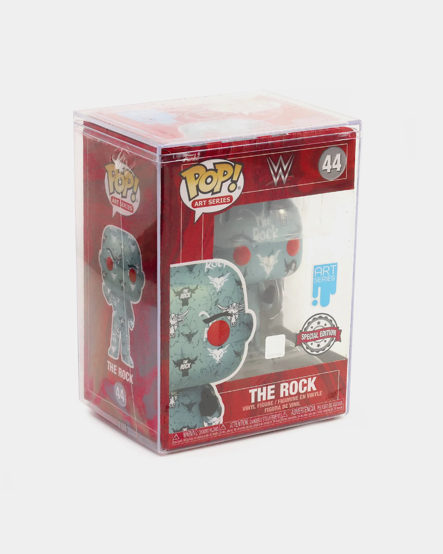 POP! Vinyl #44 WWE: The Rock (Artist Series) Figure Multi-coloured - Image 2