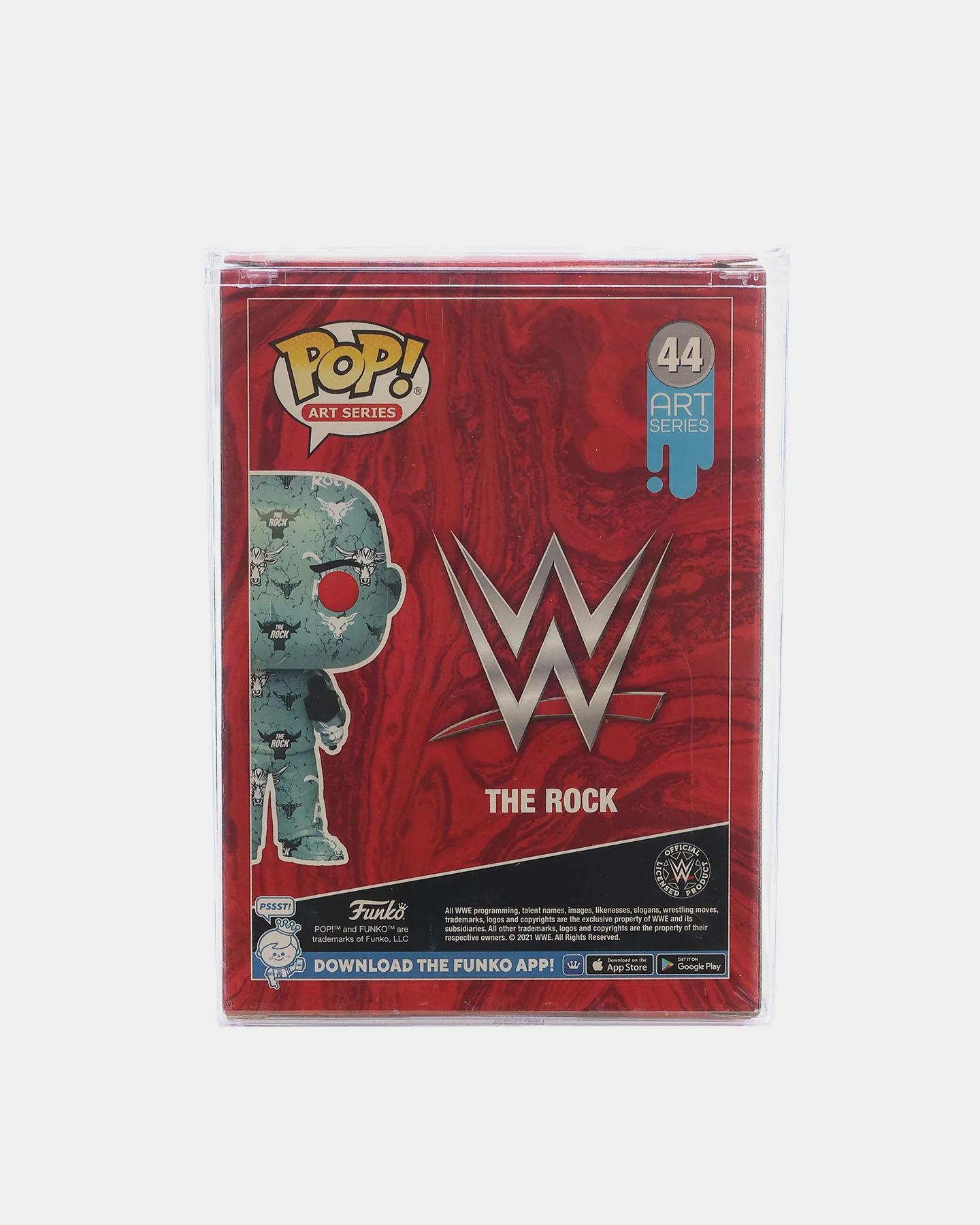 POP! Vinyl #44 WWE: The Rock (Artist Series) Figure Multi-coloured - Image 4