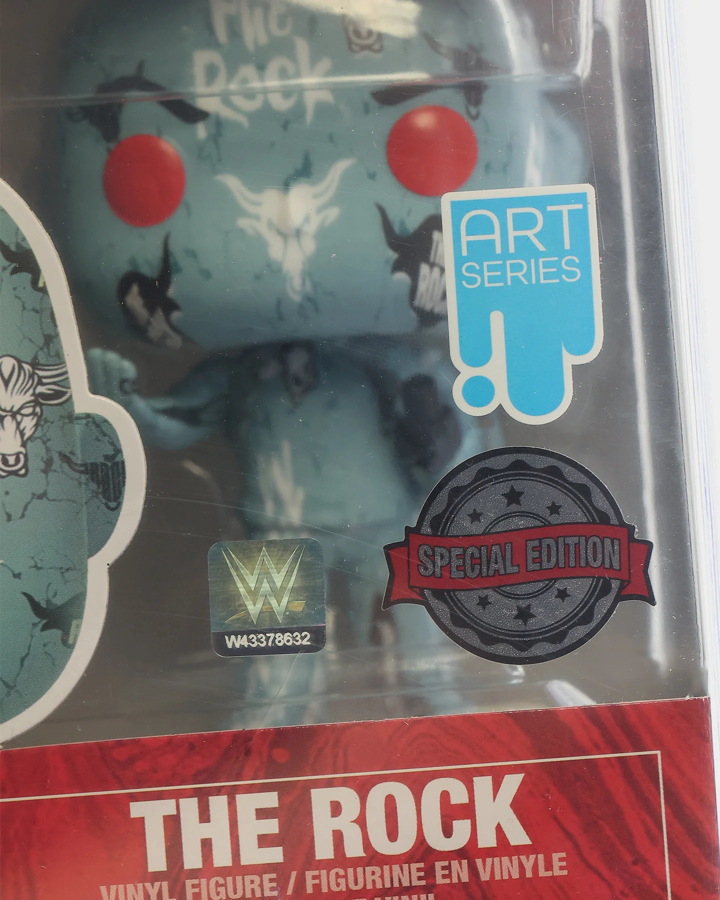 POP! Vinyl #44 WWE: The Rock (Artist Series) Figure Multi-coloured - Image 6