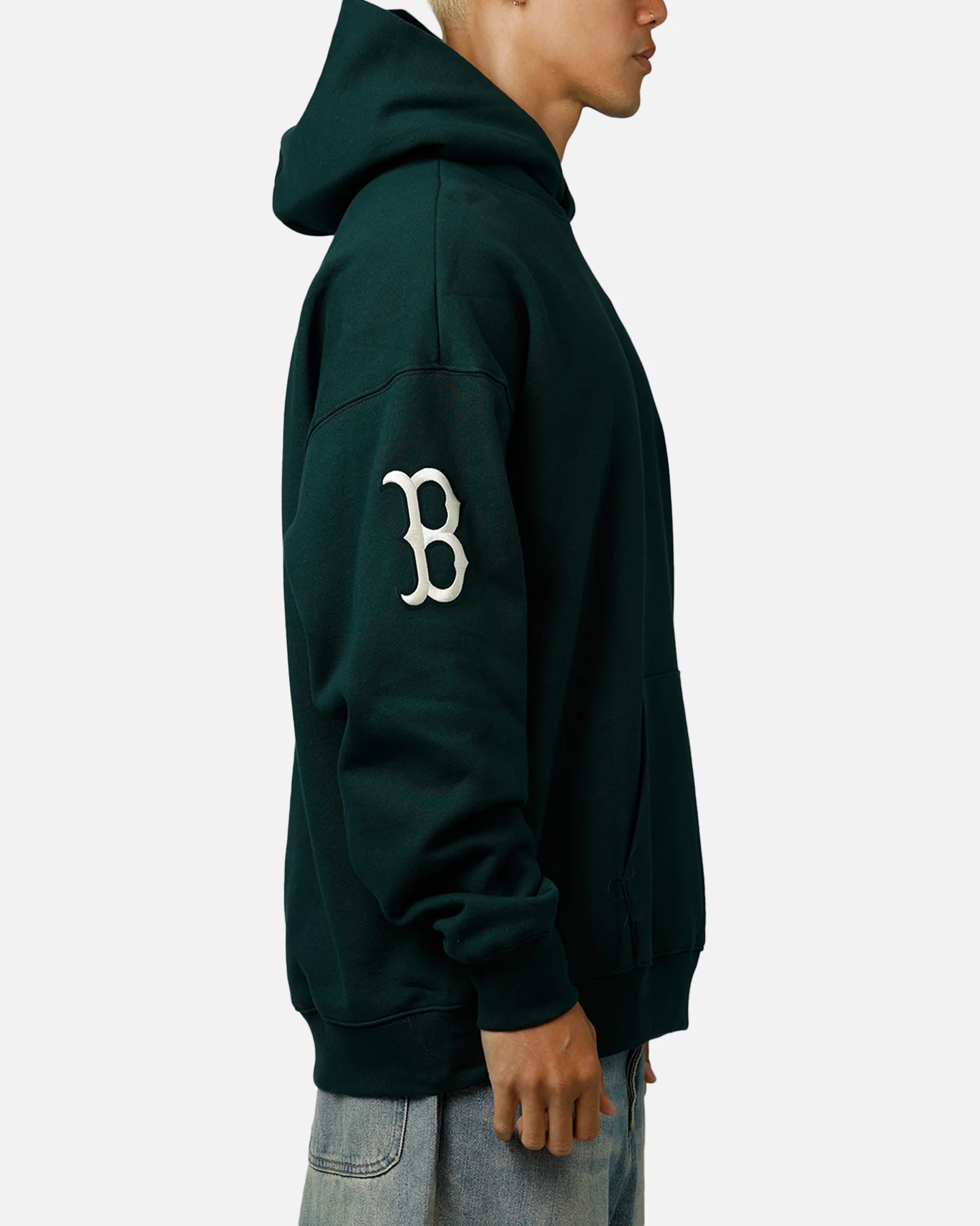 Pro Standard Boston Red Sox Tapestry 2.0 Hoodie Dark Green - Image 4