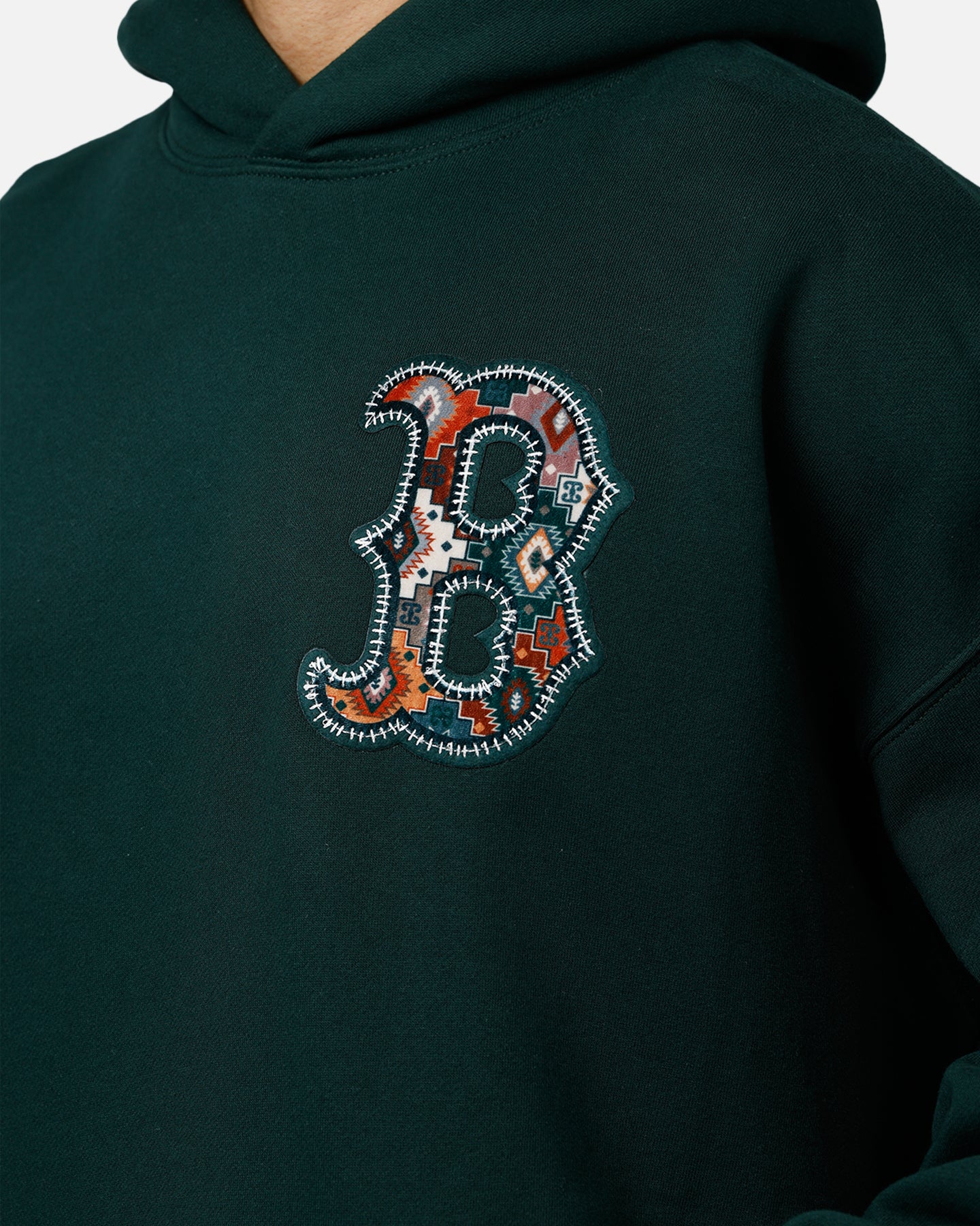 Pro Standard Boston Red Sox Tapestry 2.0 Hoodie Dark Green - Image 7