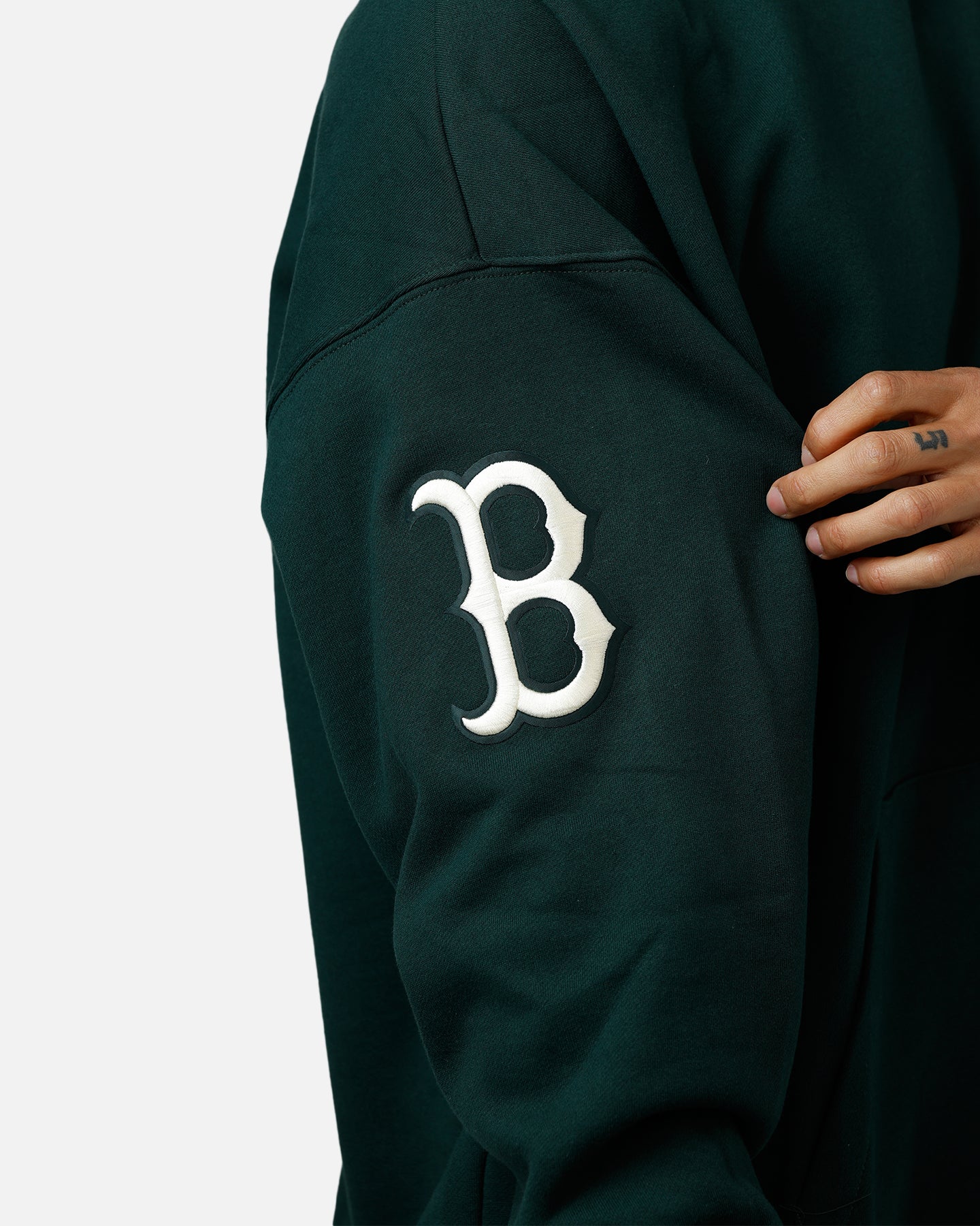 Pro Standard Boston Red Sox Tapestry 2.0 Hoodie Dark Green - Image 9