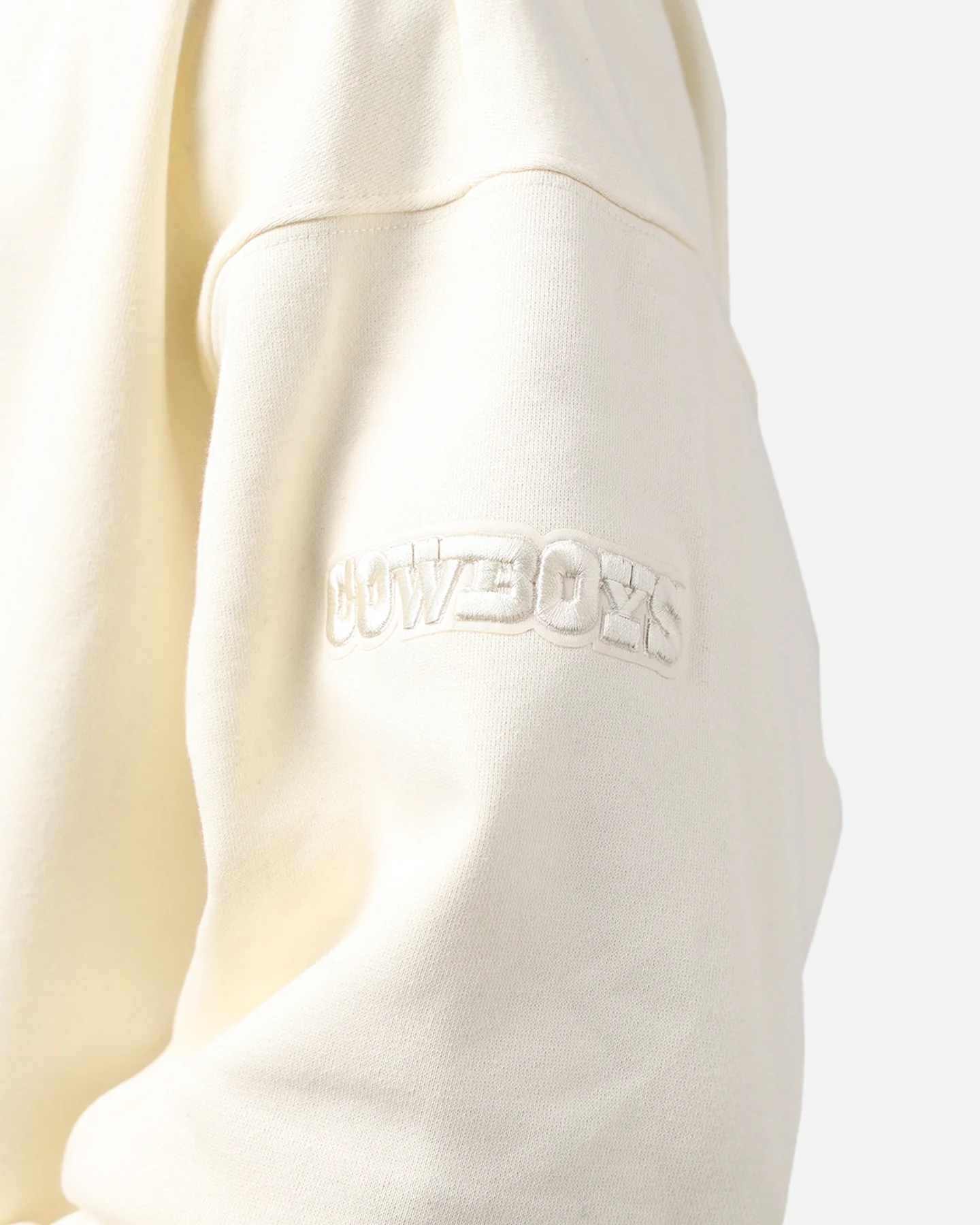 Pro Standard Dallas Cowboys Drop Shoulder Hoodie Eggshell - Image 7