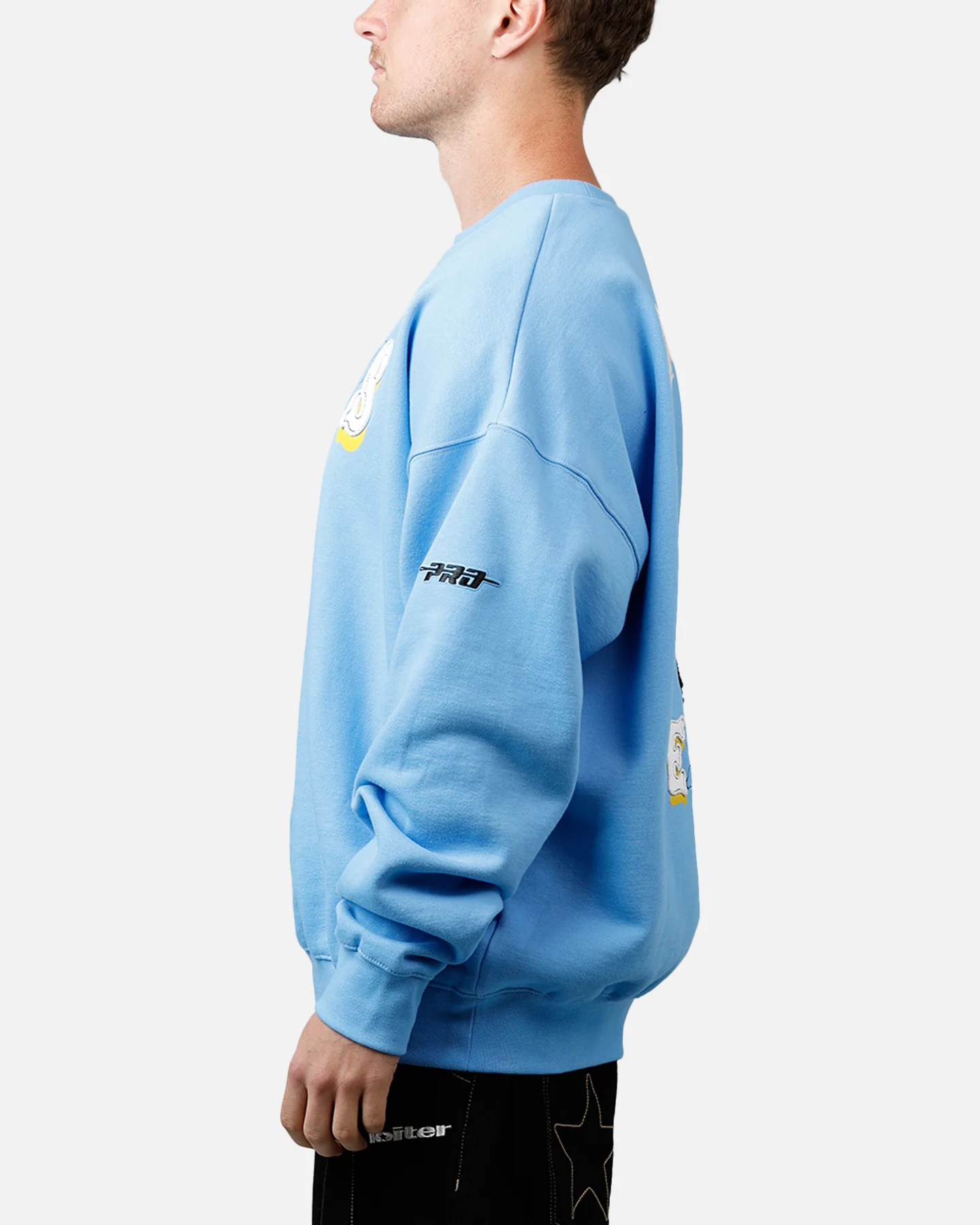 Pro Standard Detroit Lions Kickoff Crewneck Light Blue - Image 5