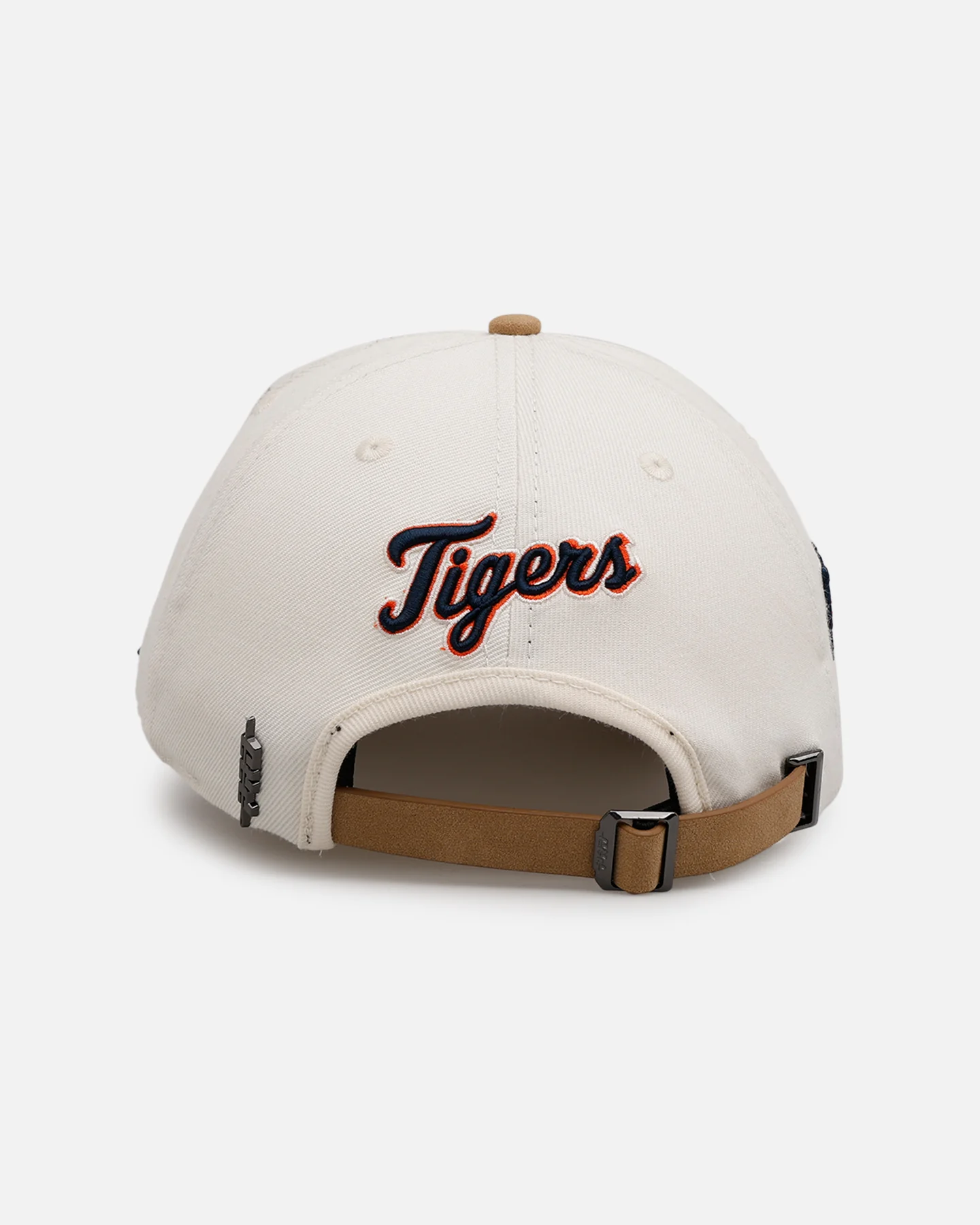 Pro Standard Detroit Tigers 'Signature Suede' Pro Pinch Strapback Eggshell - Image 3