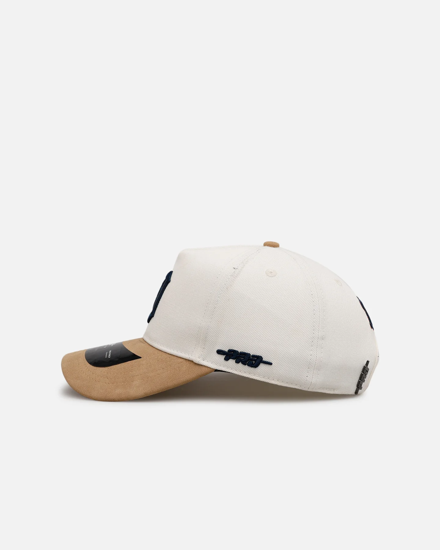 Pro Standard Detroit Tigers 'Signature Suede' Pro Pinch Strapback Eggshell - Image 5