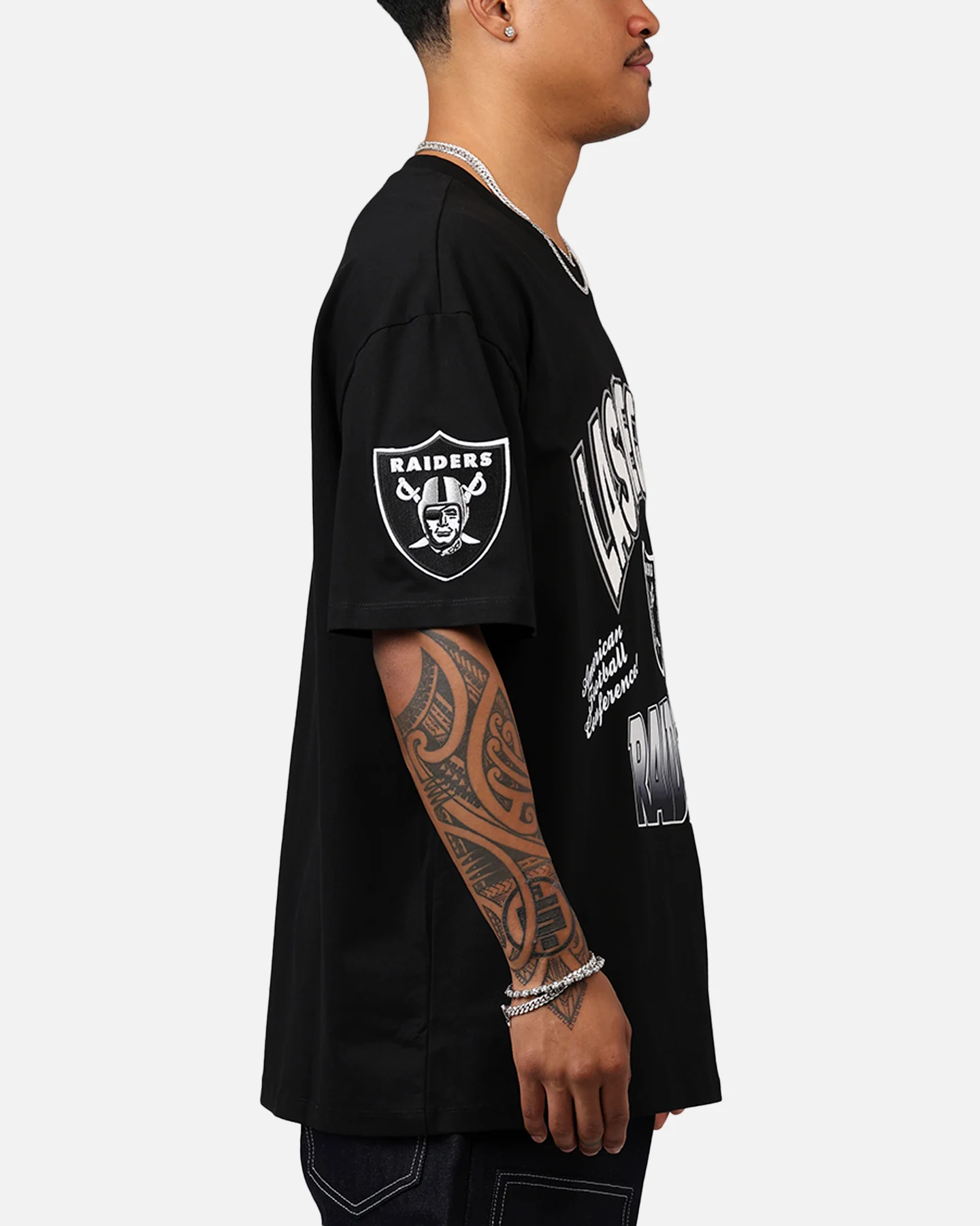 Pro Standard Las Vegas Raiders Turn It Up T-Shirt Black - Image 4
