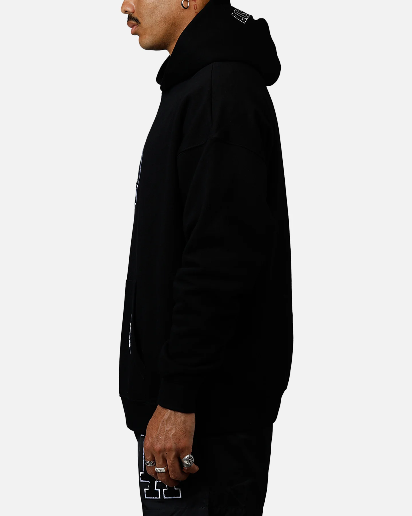 Pro Standard Los Angeles Dodgers Chenille Hoodie Black - Image 5
