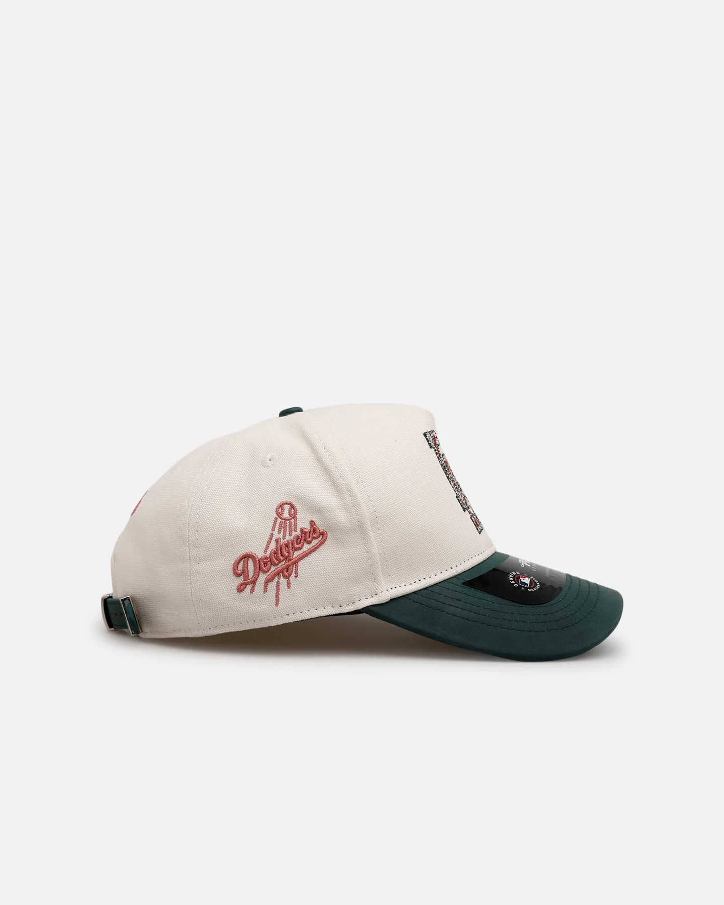Pro Standard Los Angeles Dodgers 'Tapestry 2.0' Pinch Front Strapback Dark Green - Image 4