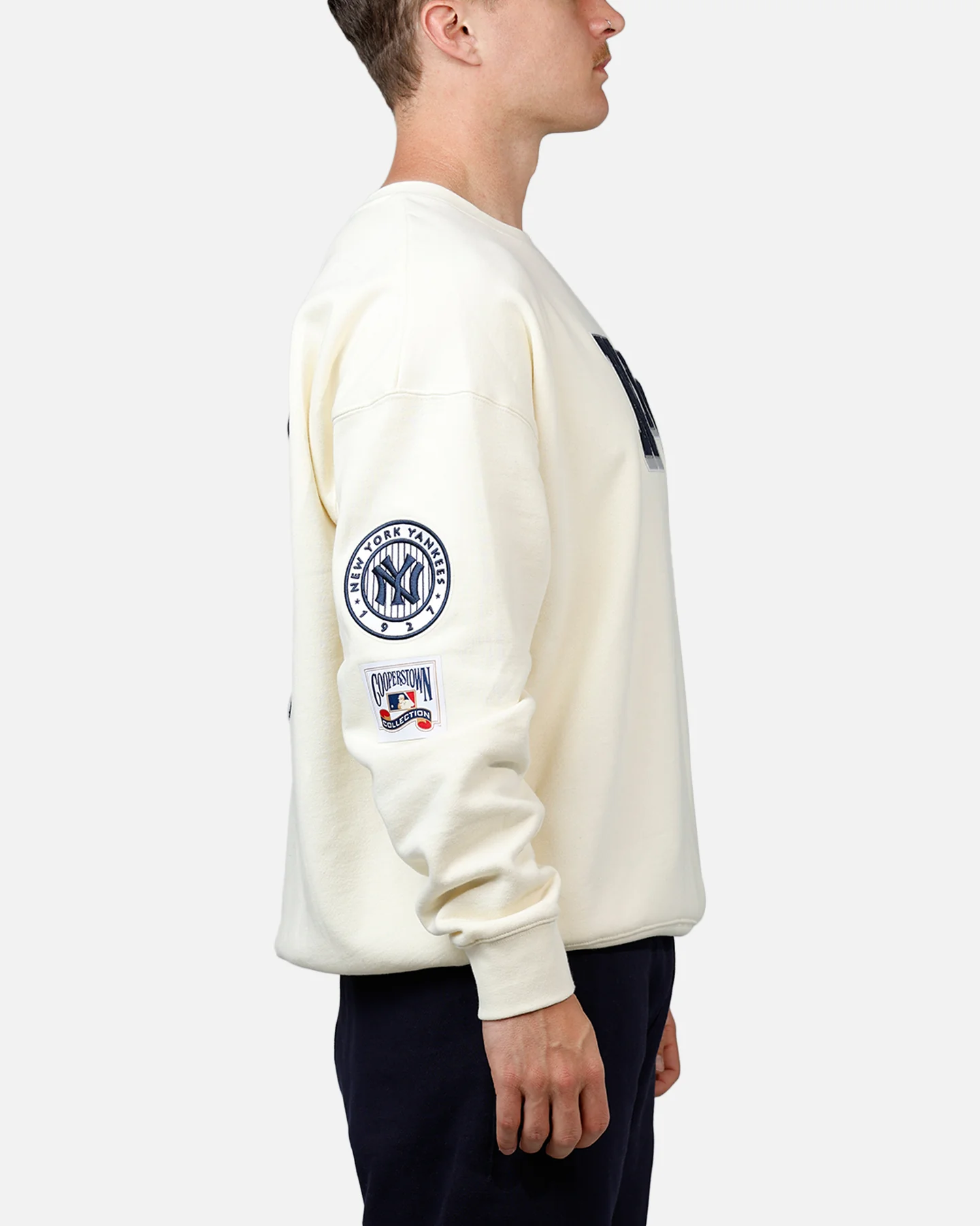 Pro Standard New York Yankees Best Of Crewneck Eggshell - Image 4