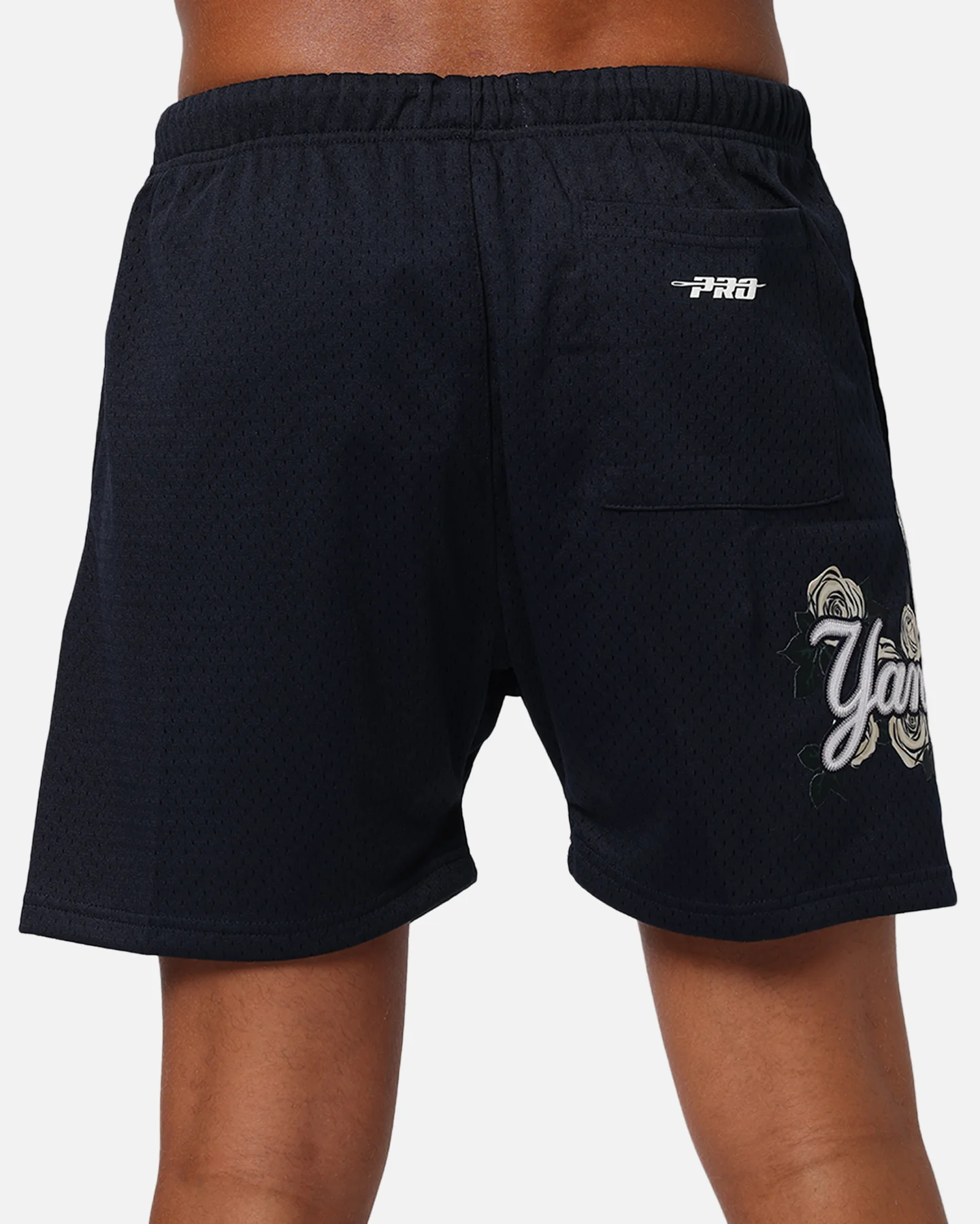 Pro Standard New York Yankees Roses Mesh Shorts Navy - Image 8