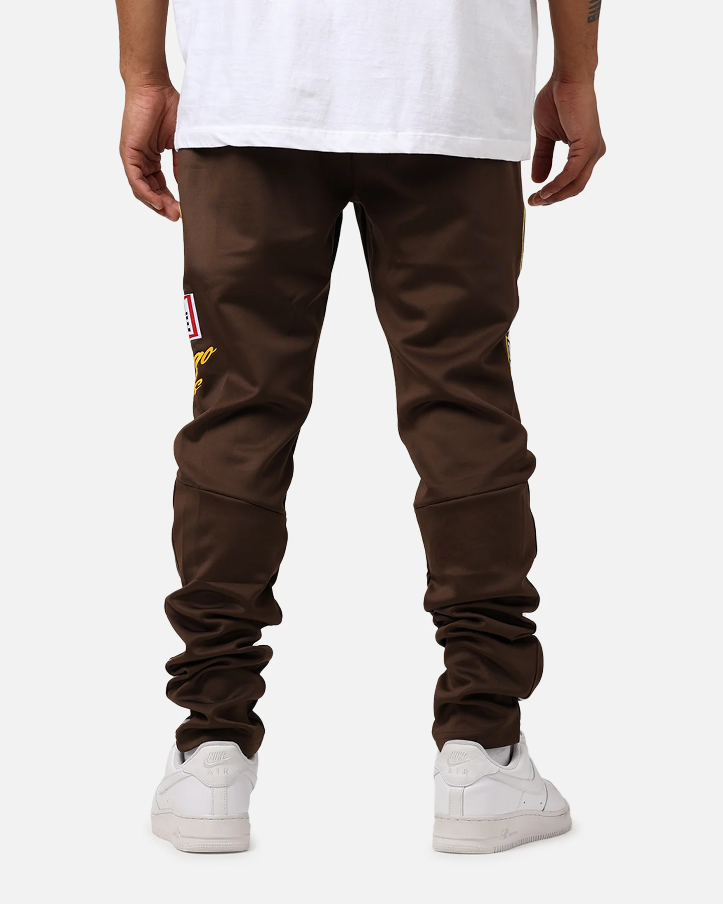Pro Standard San Diego Padres Fast Lane Track Pants Brown - Image 6