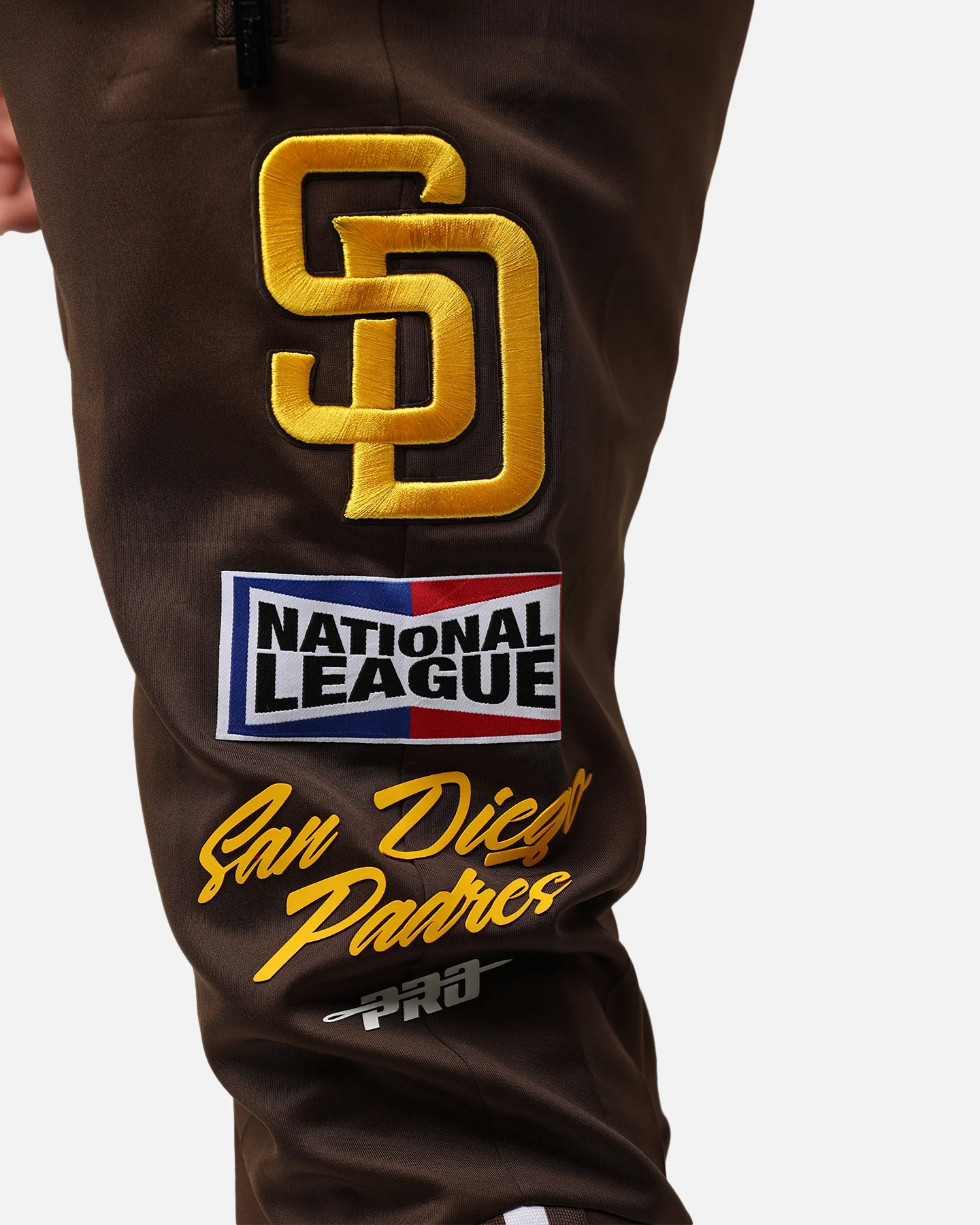 Pro Standard San Diego Padres Fast Lane Track Pants Brown - Image 9